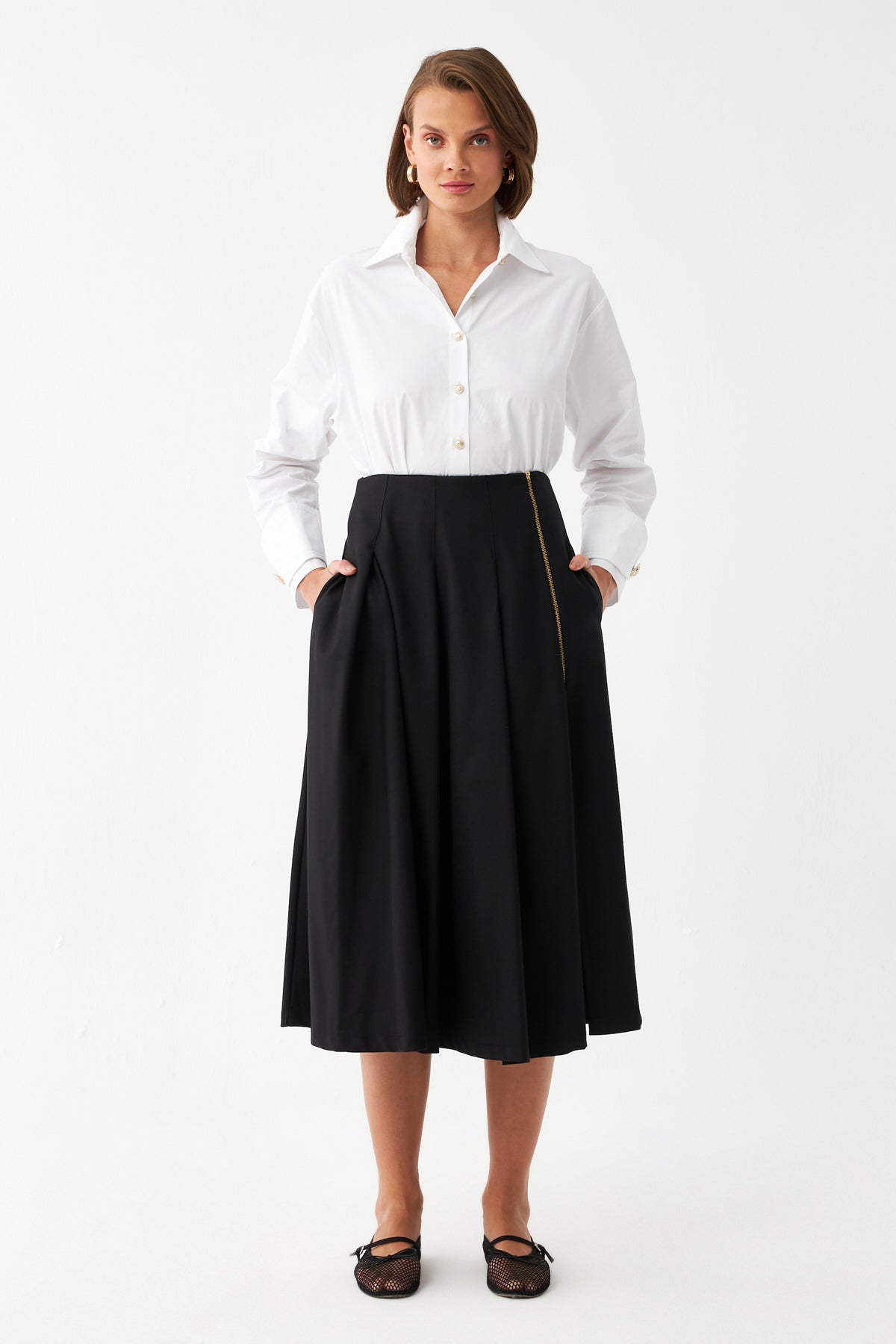 Normal Bel Geniş Kesim Etek