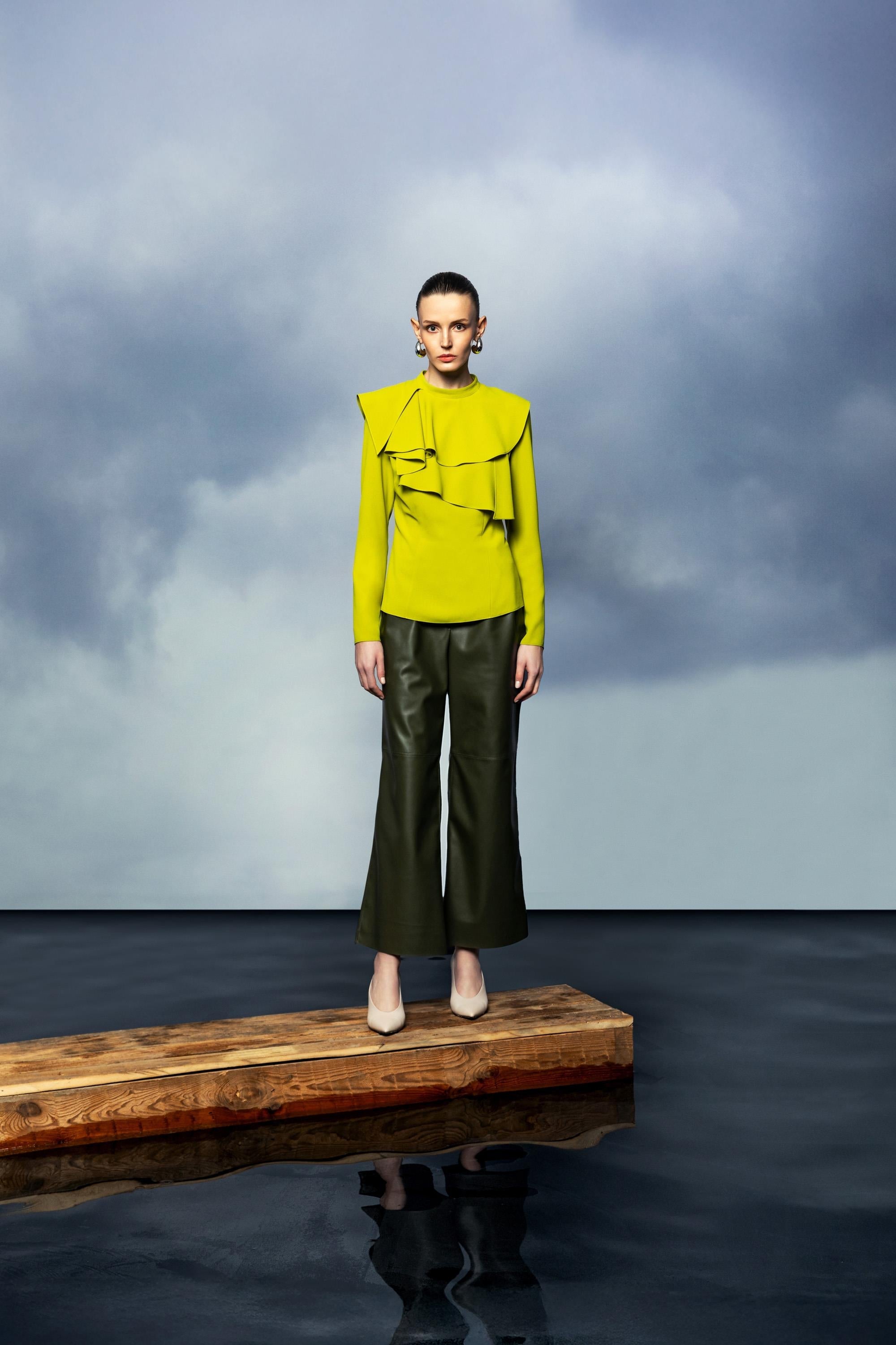 KATMAN DETAYLI BLUZ 26W10838