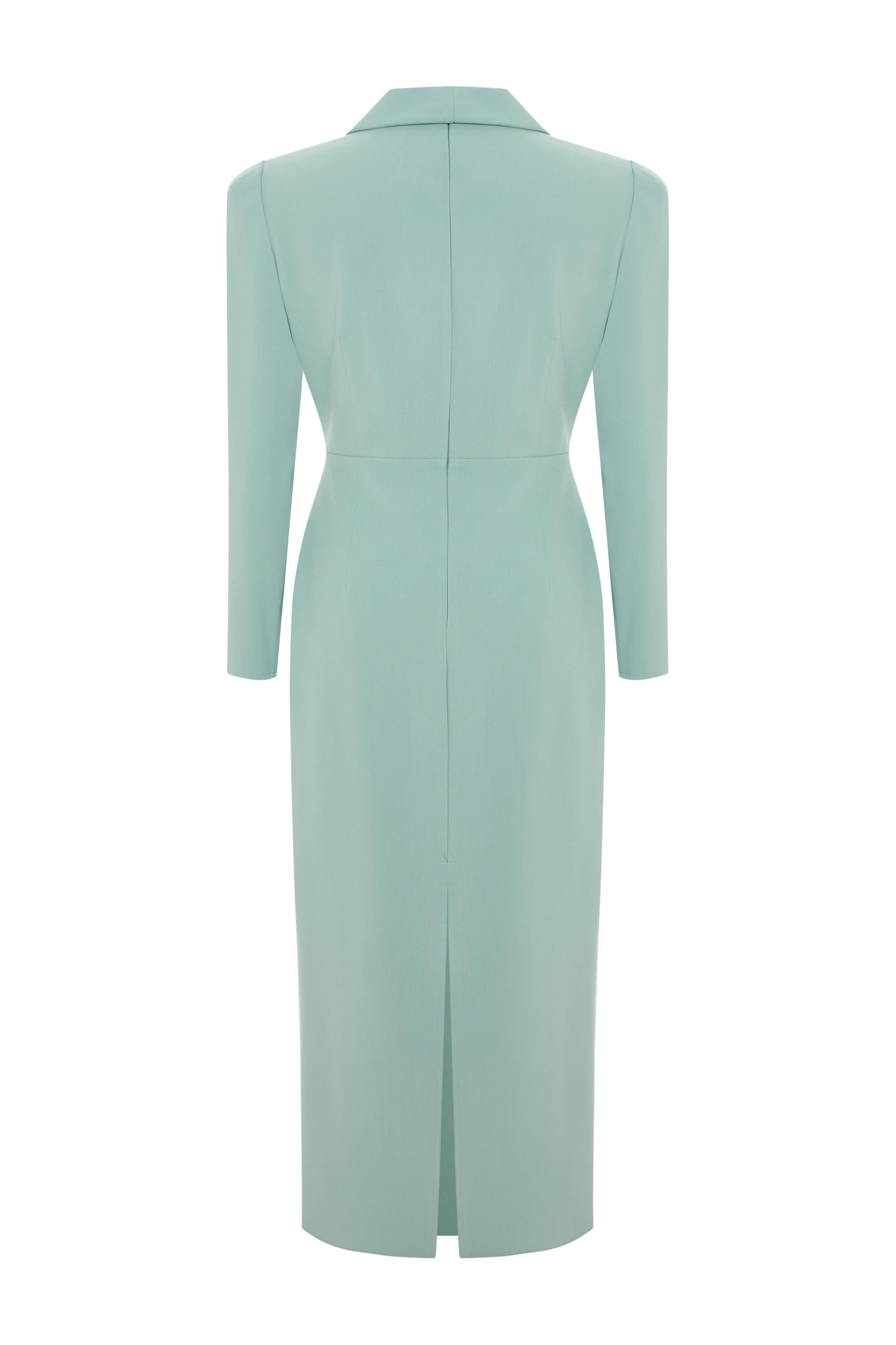 KATMAN DETAYLI MİDİ ELBİSE 26W40819