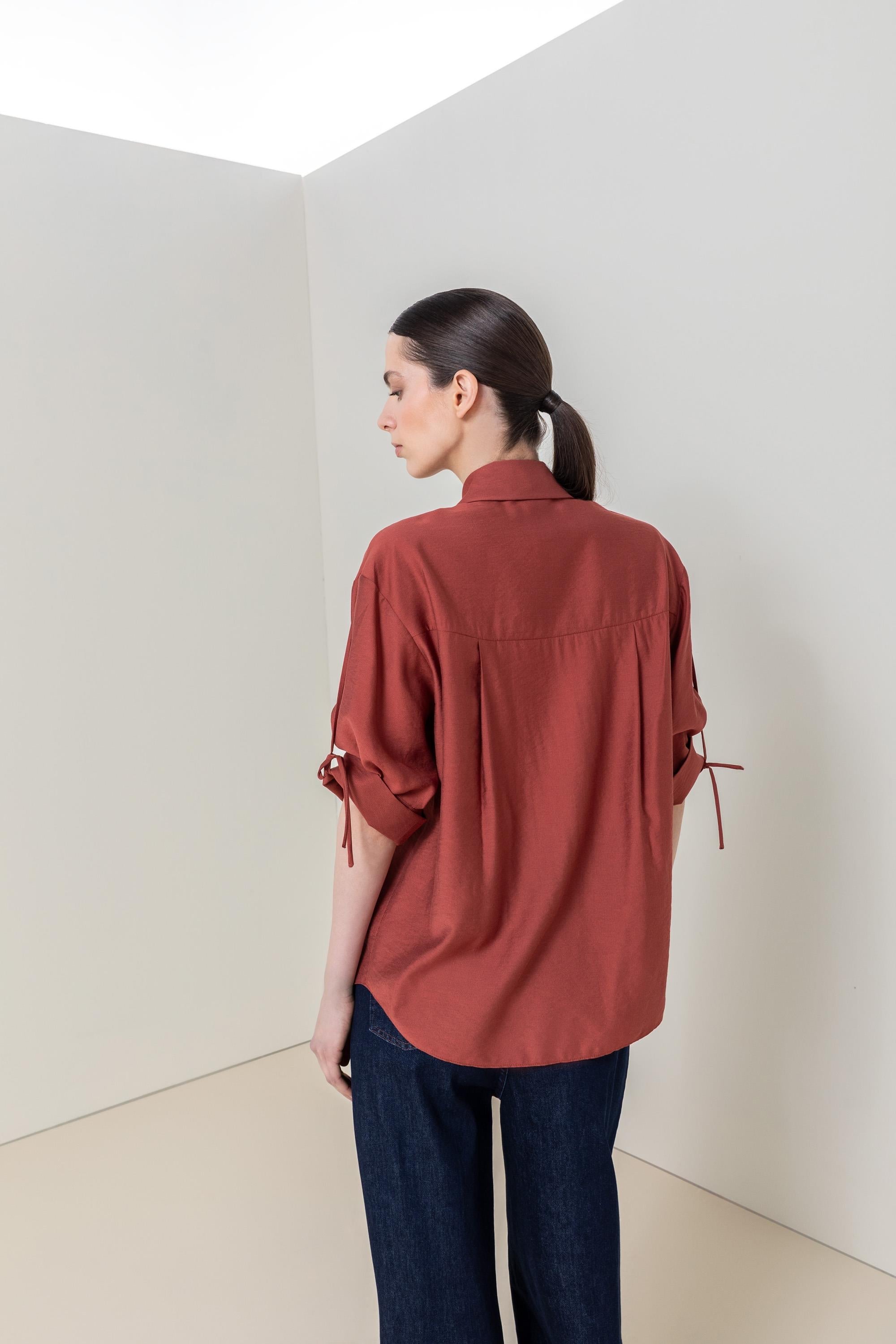 KOL DETAYLI BLUZ 26W10814