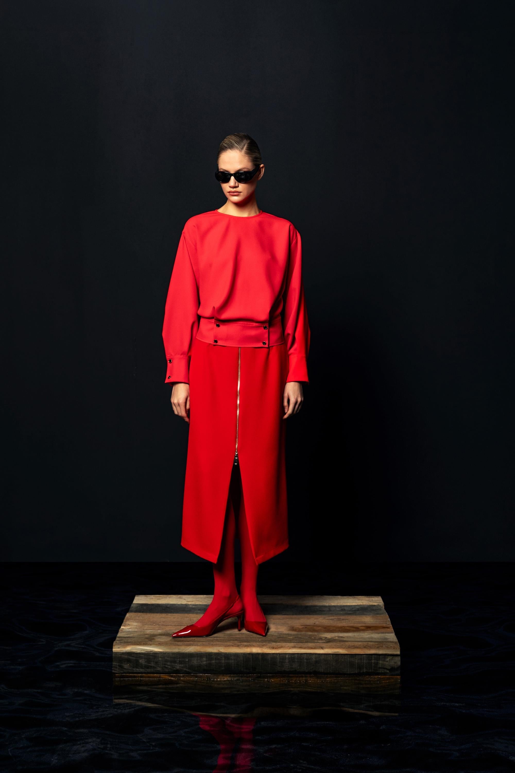 METAL DETAY BLUZ 26W10839