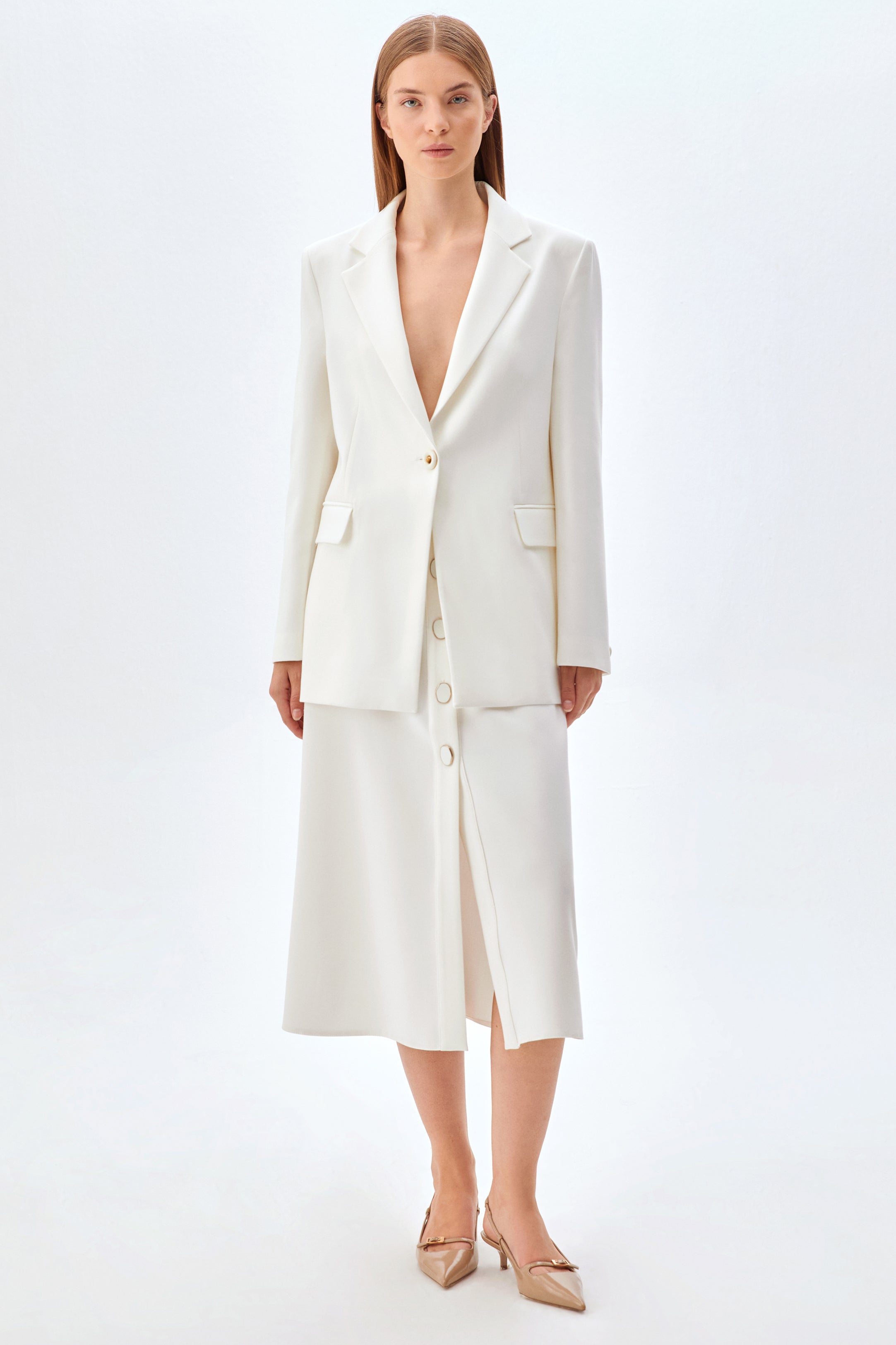 Oversize Ceket EKRU