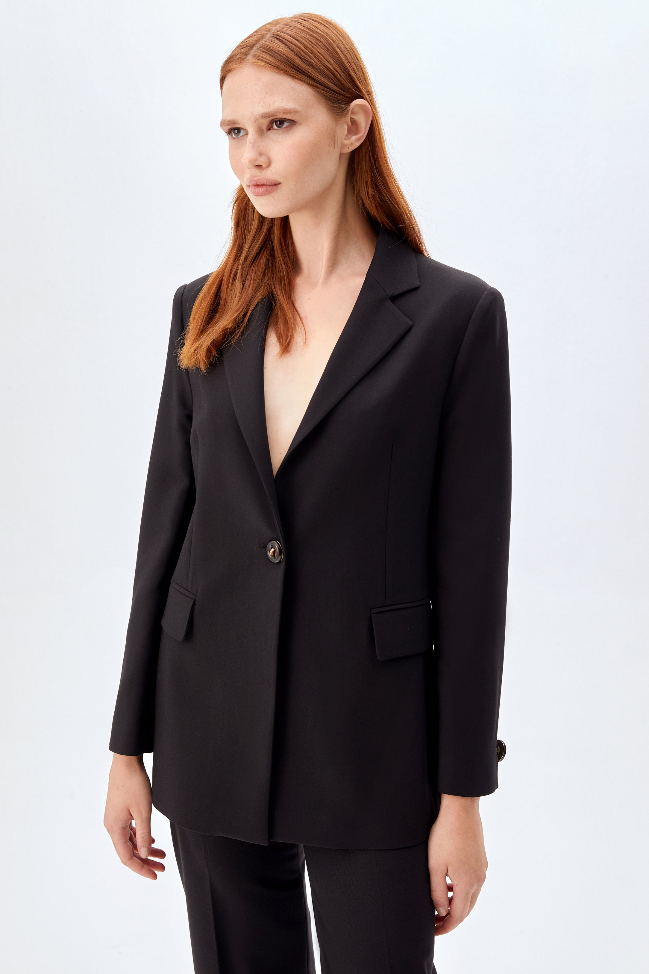 Oversize Ceket SİYAH