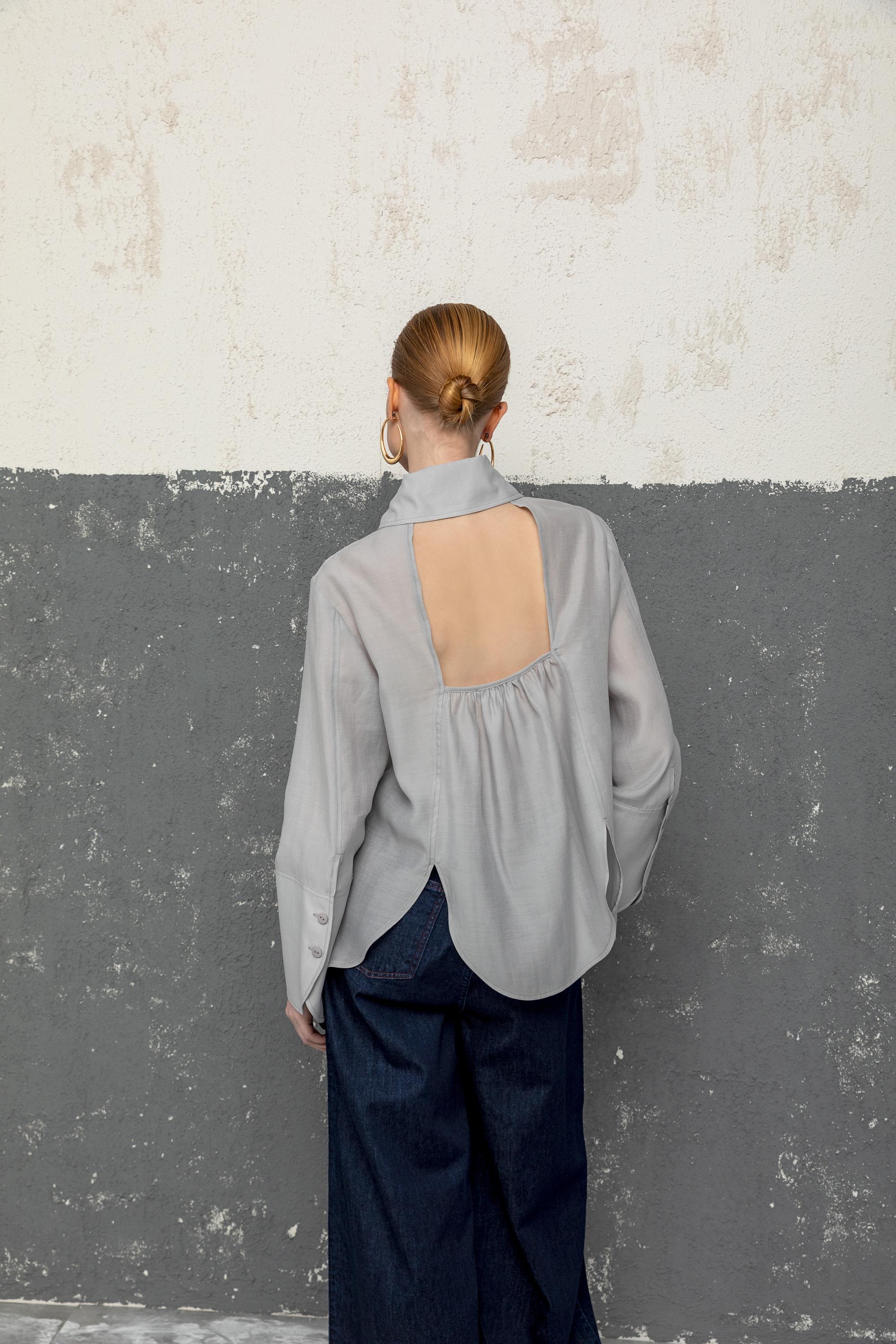 SIRT DETAYLI BLUZ 26W10832