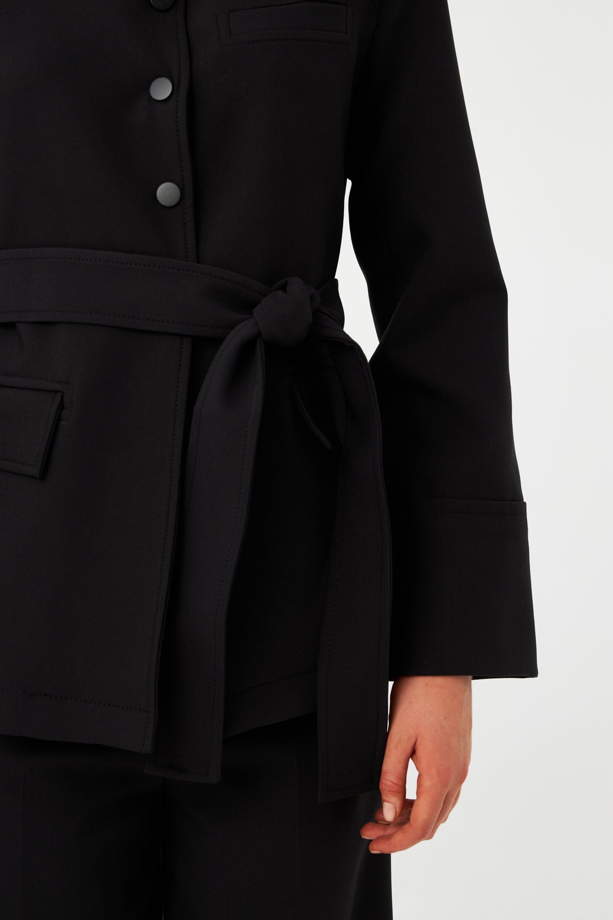 Kuşaklı Blazer Ceket