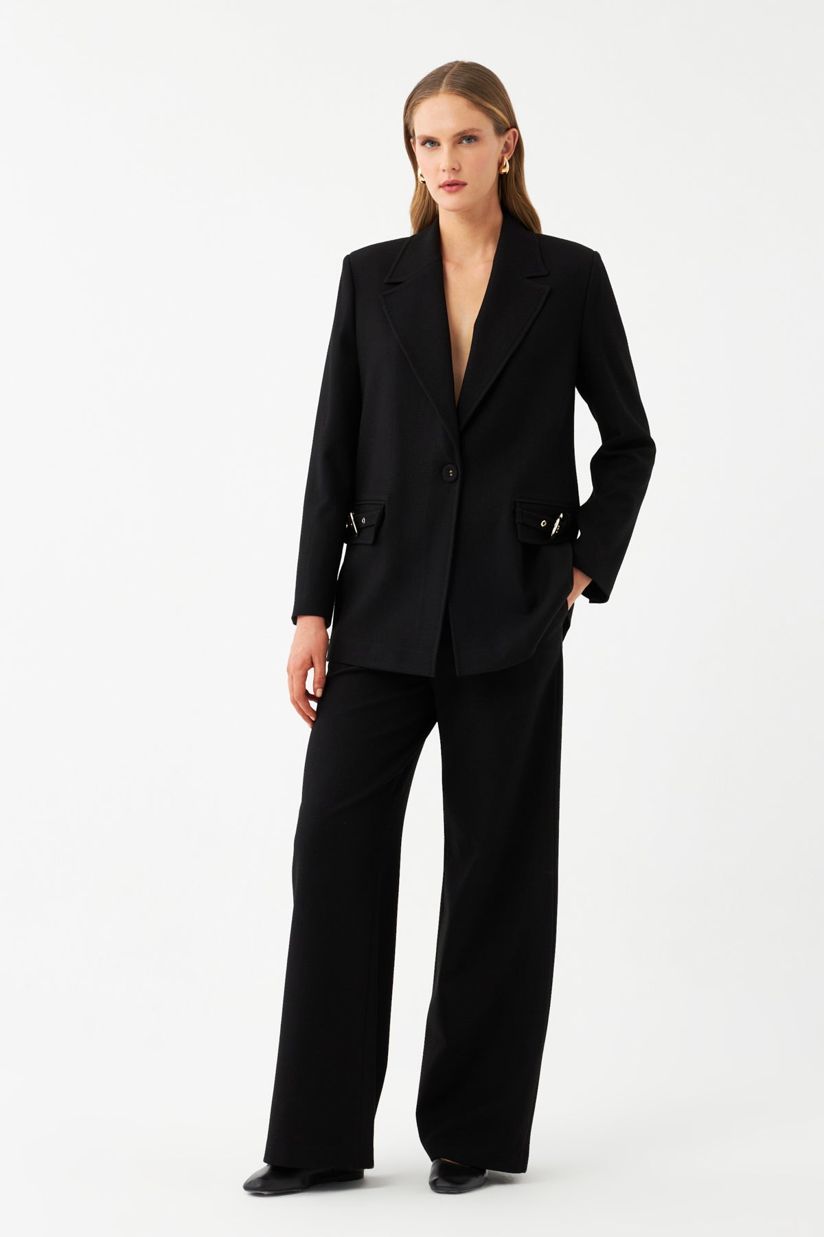 Tek Düğmeli Blazer Ceket