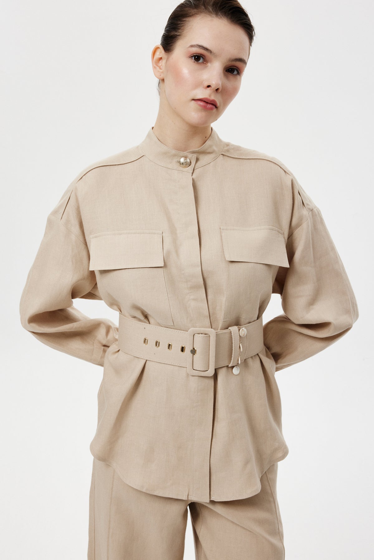 Kemerli Casual Takım