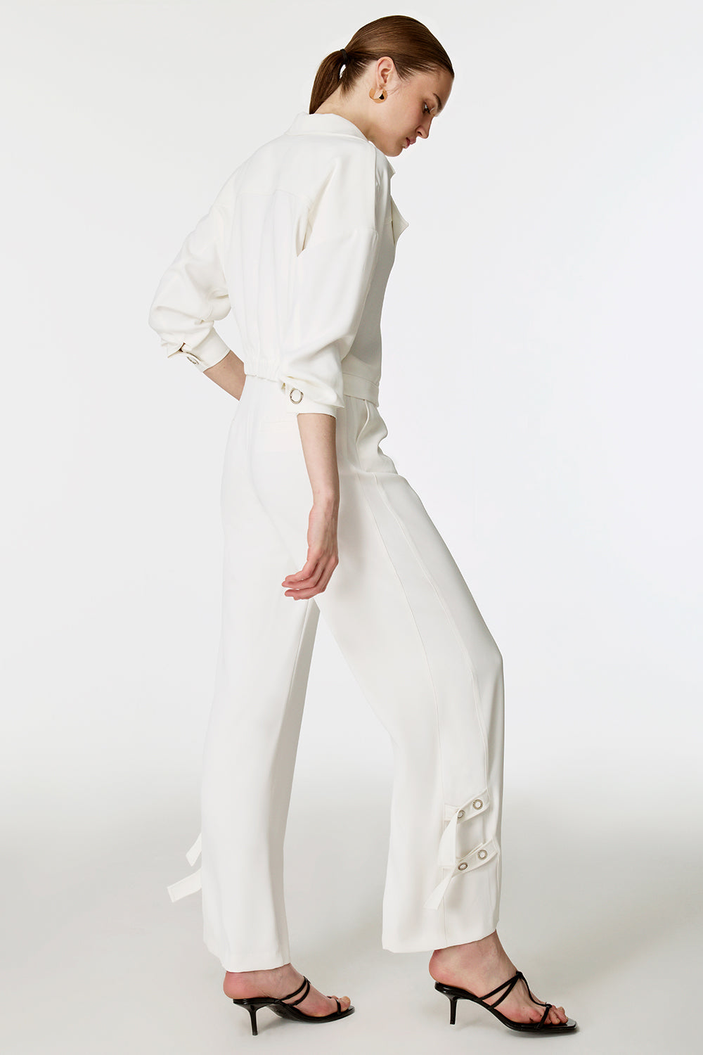 Çıtçıtlı Paça Detaylı Spor Takım