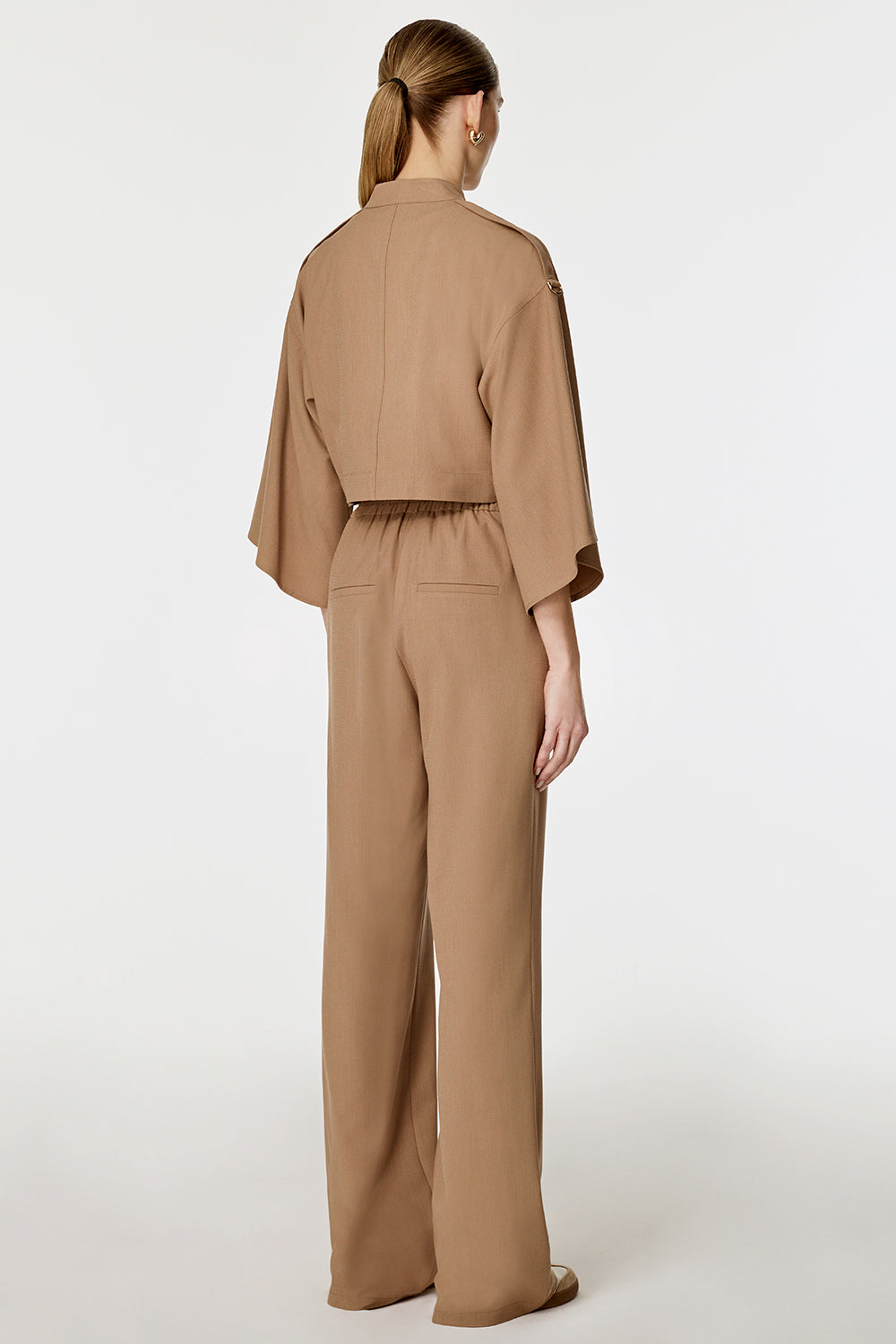 Geniş Kollu Bomber Takım CAMEL