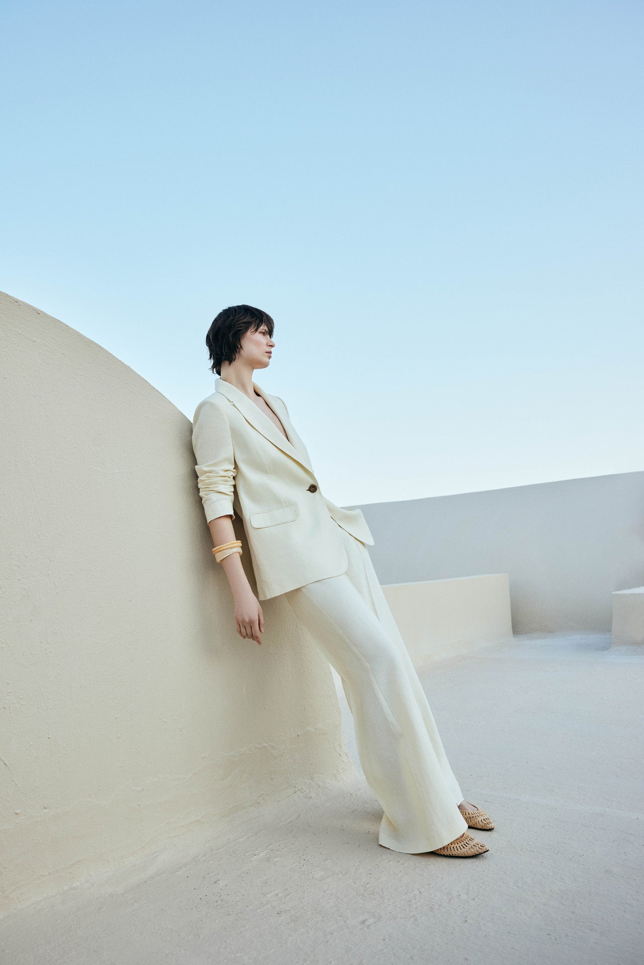 Lımıted Edıtıon Keten Takım SARI