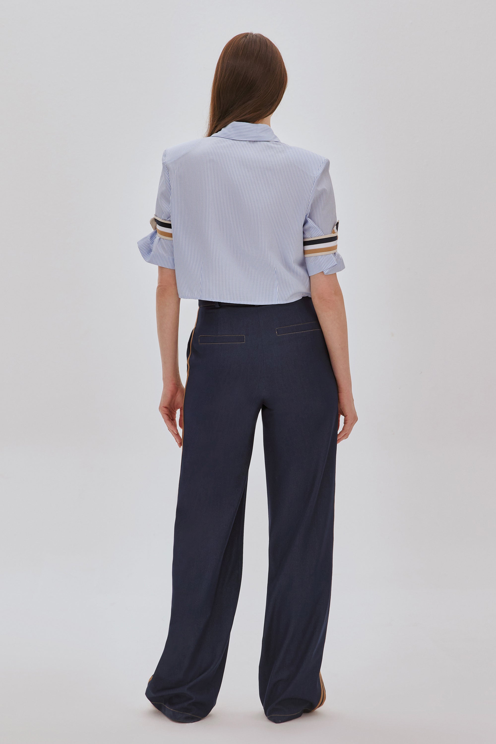 Vatkalı Crop Gömlek