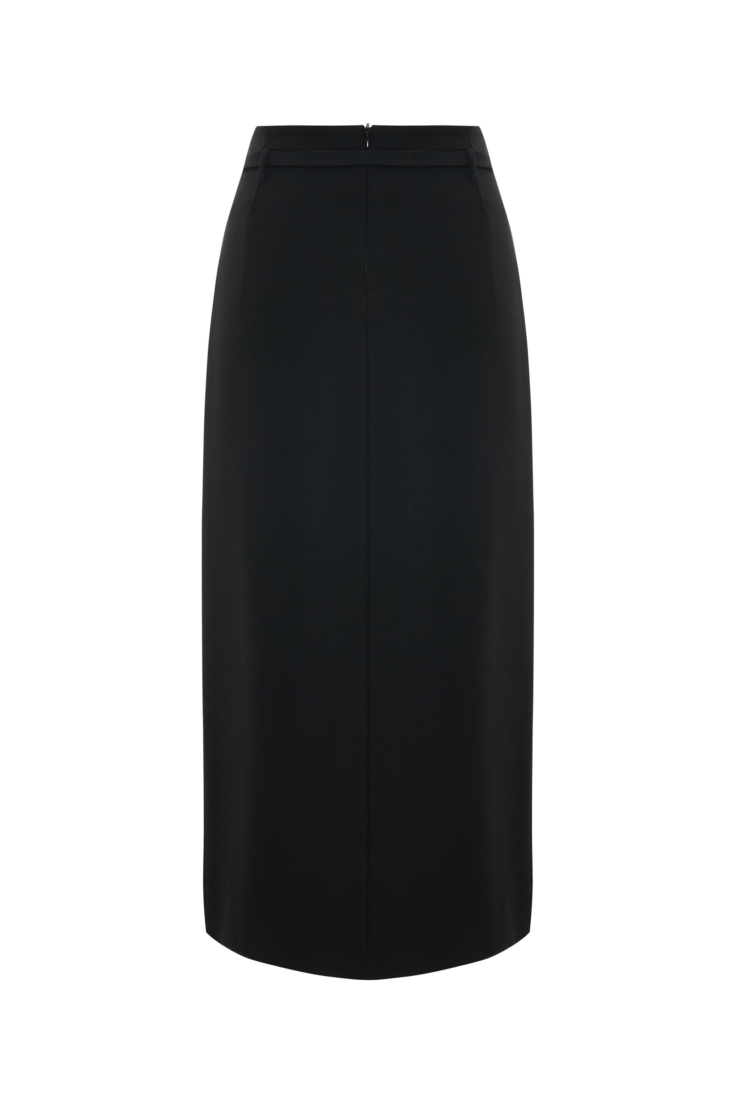 YIRTMAÇ DETAYLI UZUN ETEK 26W30804