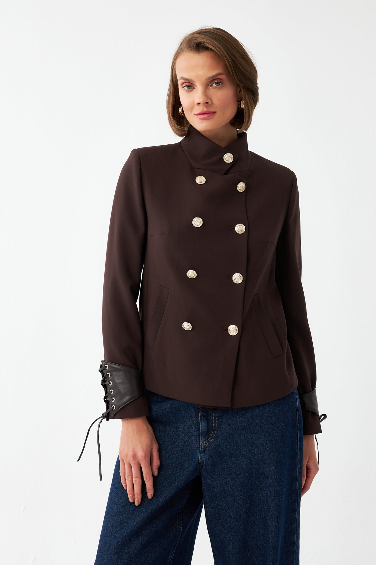 Çift Sıra Düğmeli Ceket