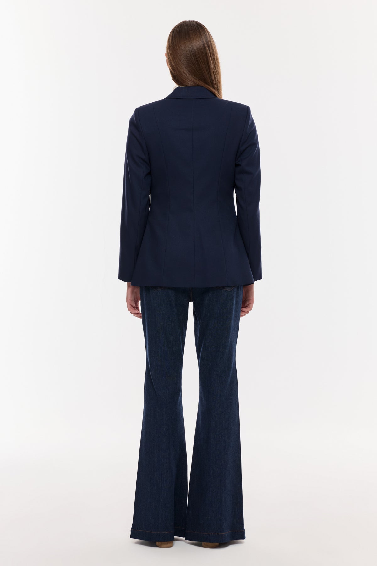 Çift Düğmeli Klasik Blazer Ceket