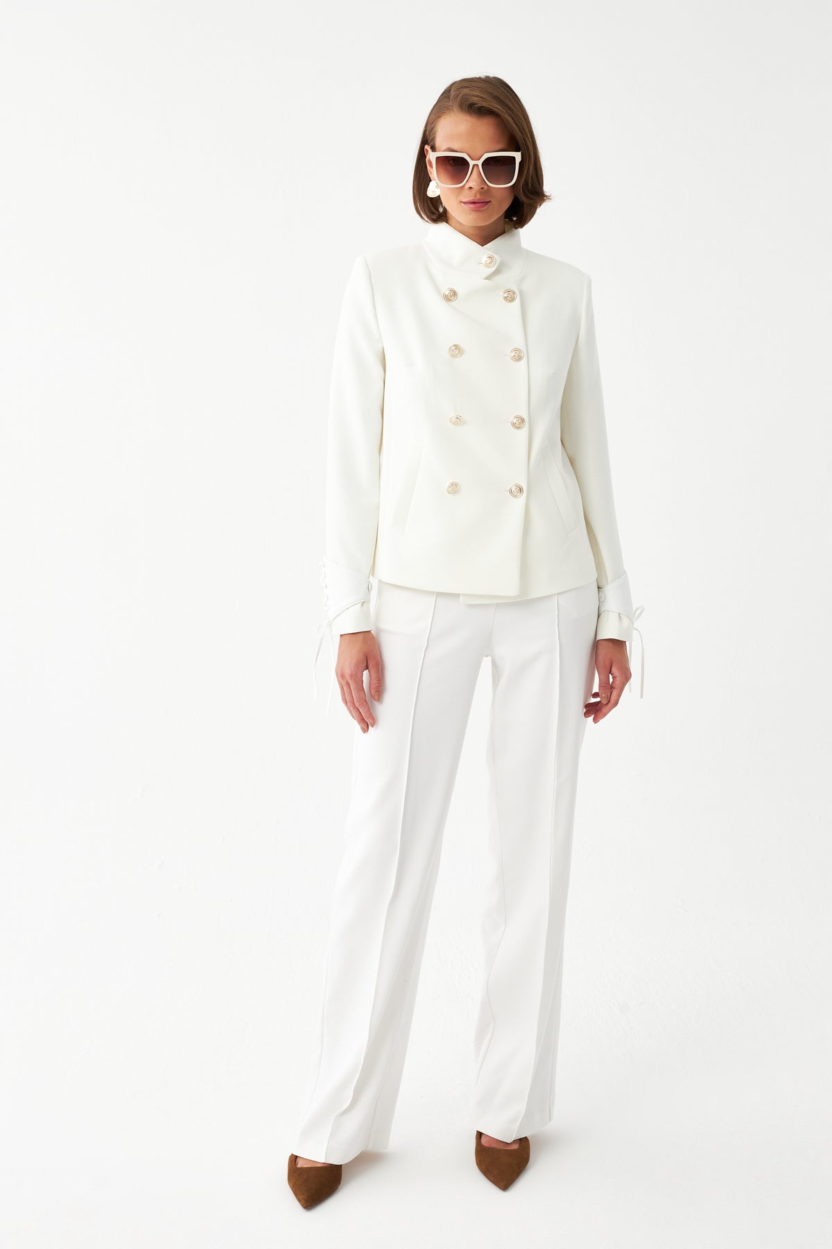 Çift Sıra Düğmeli Ceket