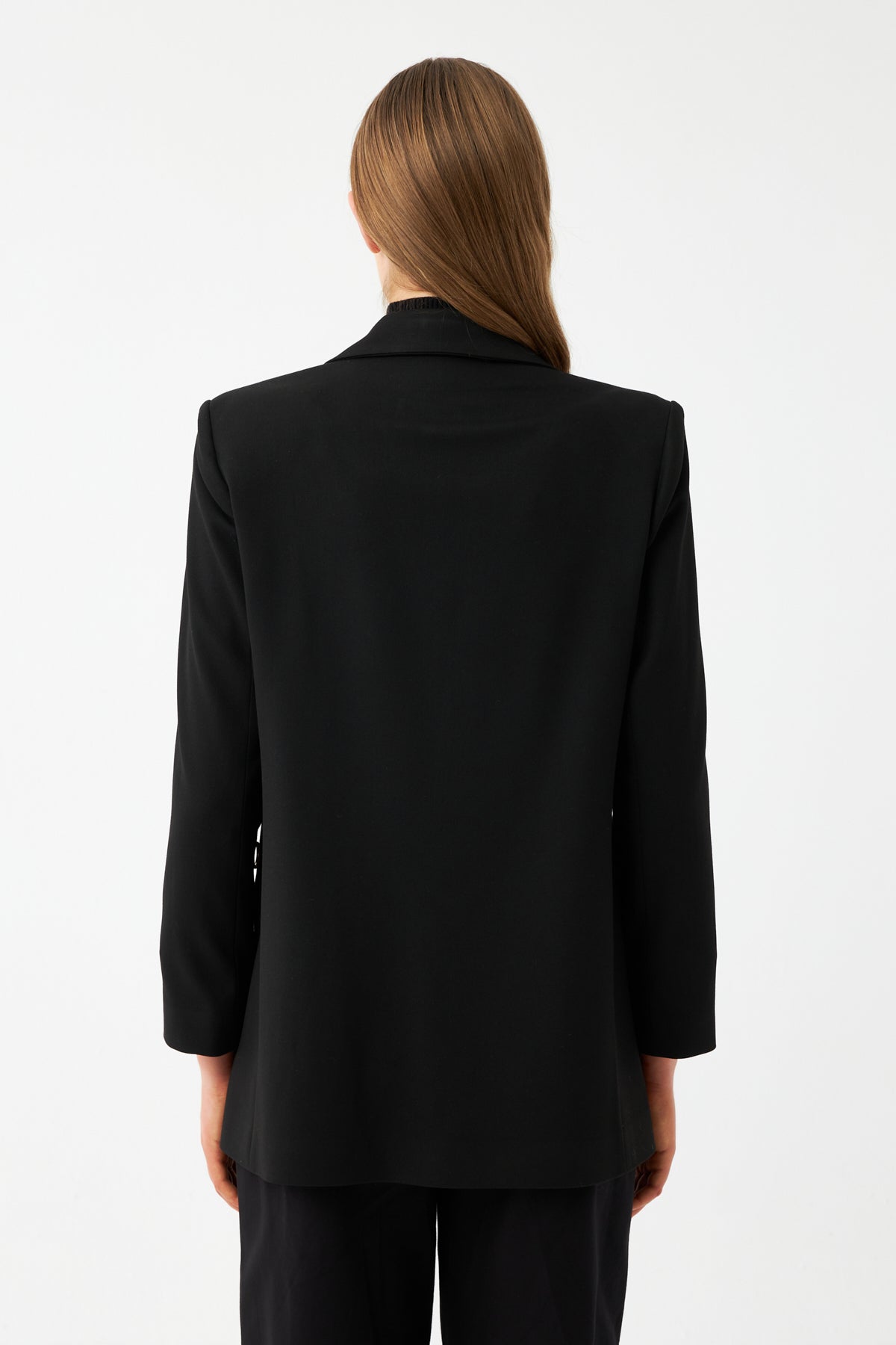 Aksesuarlı Oversize Blazer Ceket