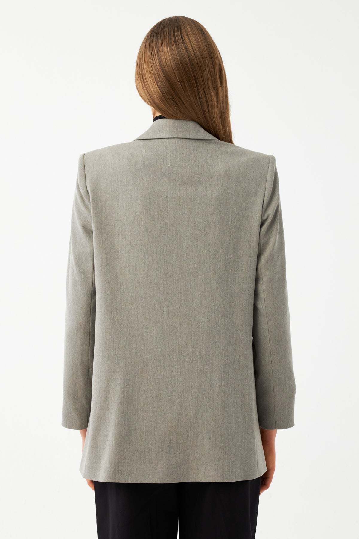 Aksesuarlı Oversize Blazer Ceket