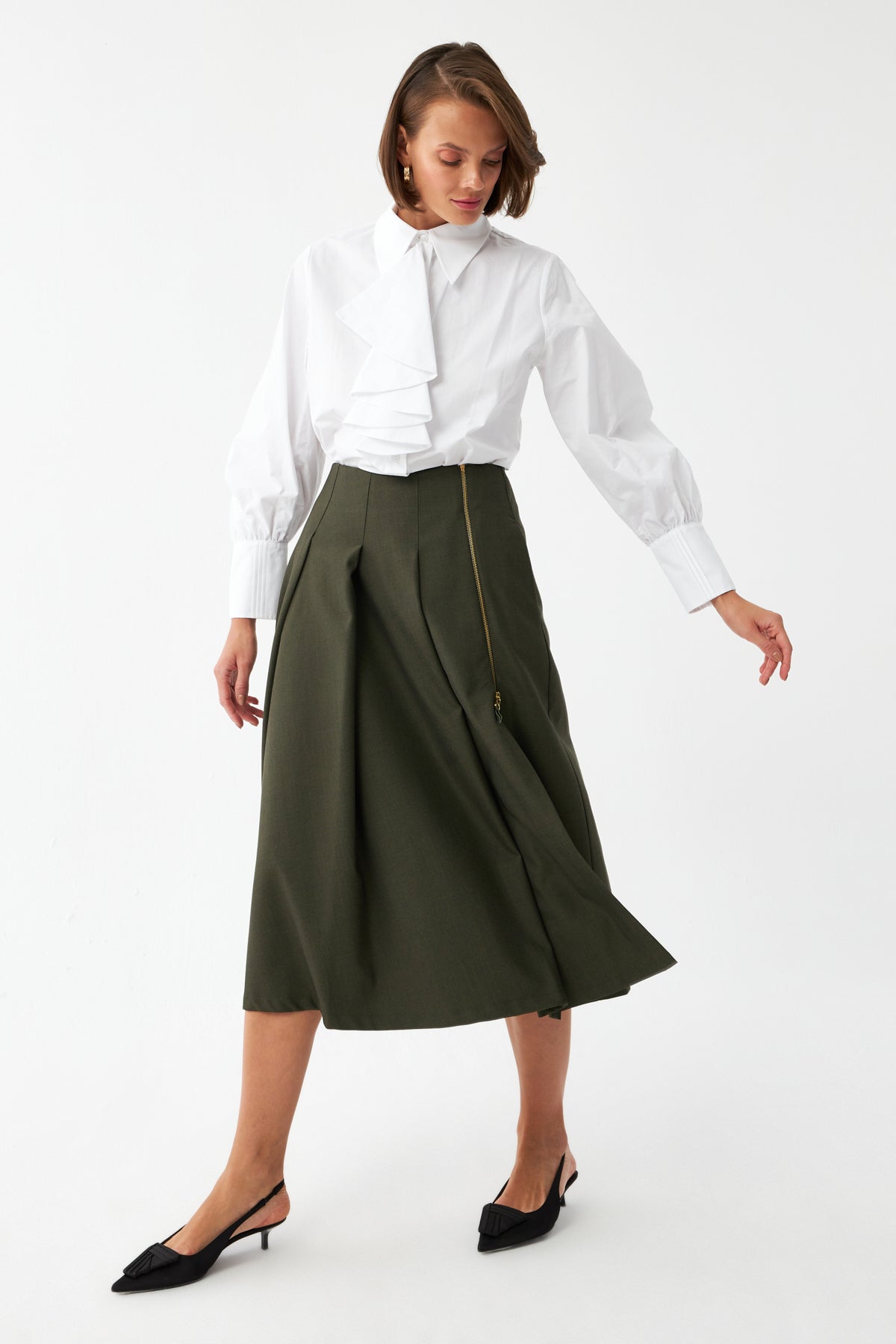 Normal Bel Geniş Kesim Etek