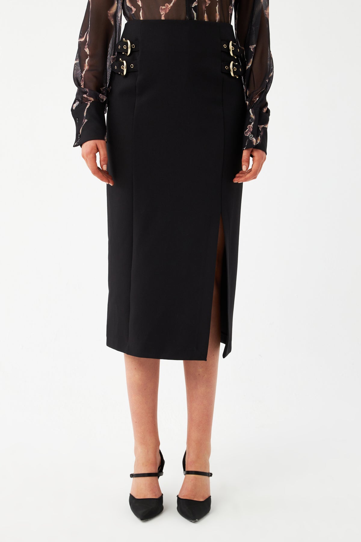 Yırtmaçlı Kalem Etek