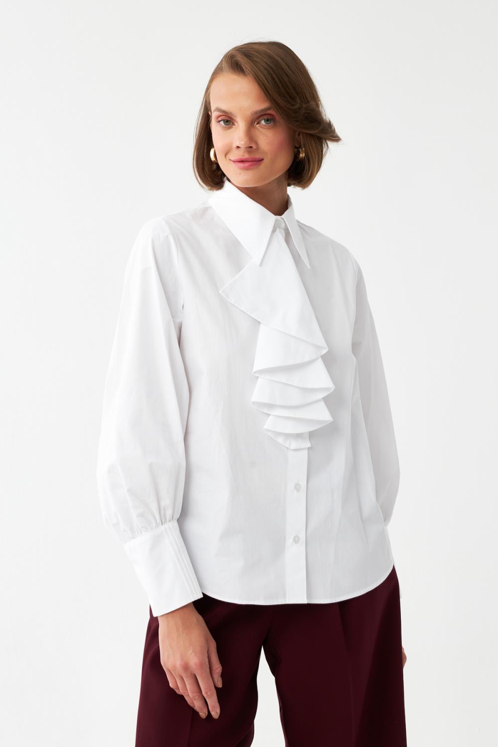Fırfır Detaylı Gömlek