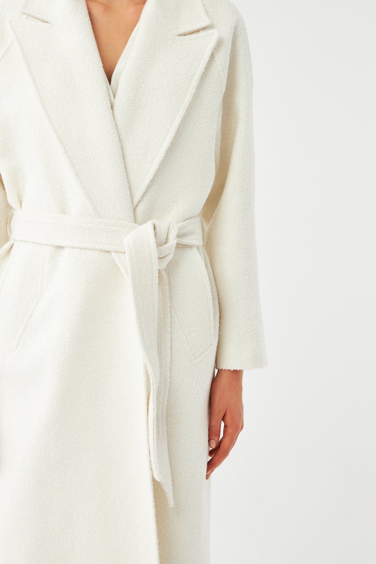 Kemerli Uzun Kaşe Kaban