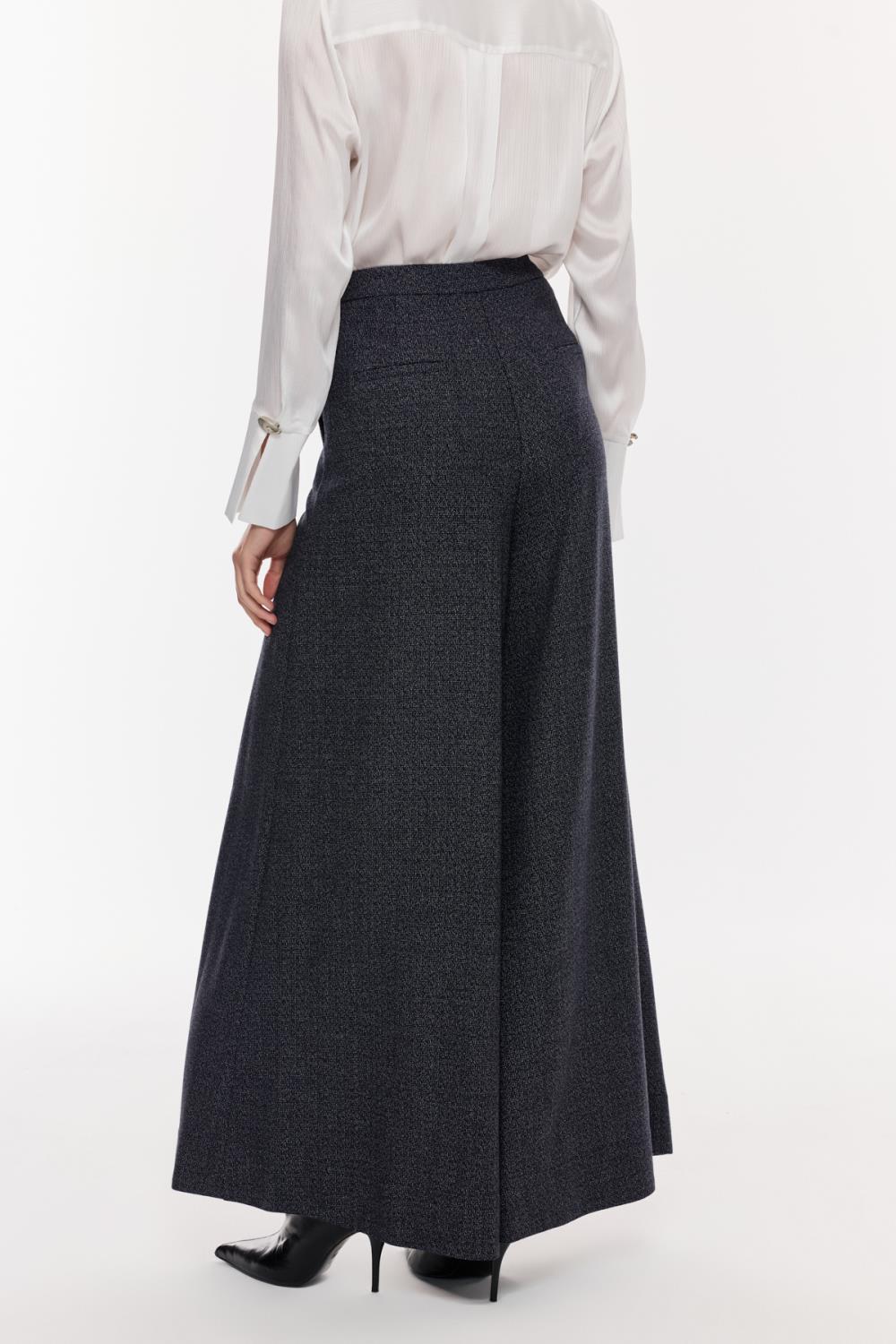 Aksesuar Detaylı Palazzo Pantolon