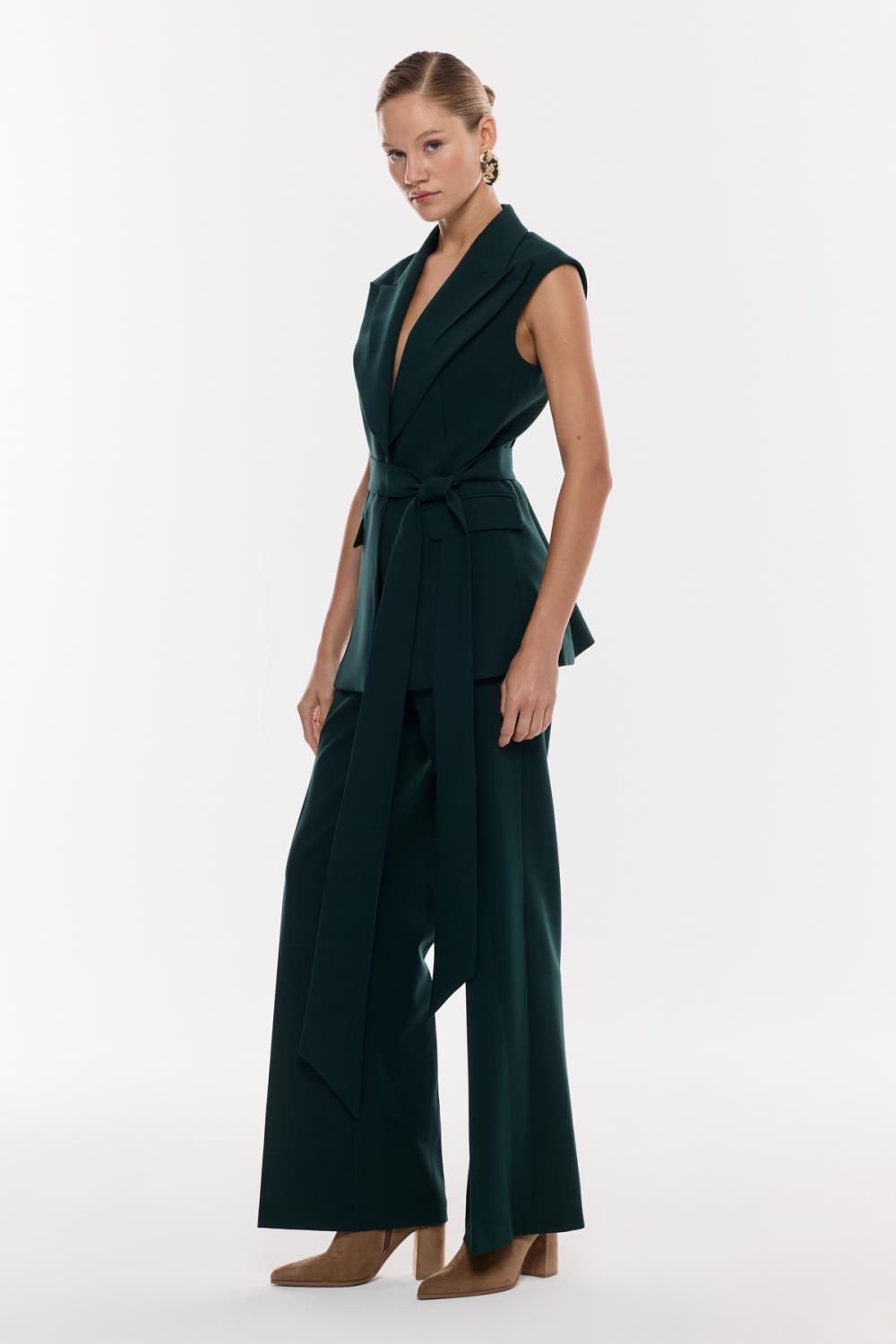 Kemer Detaylı Blazer Ceket