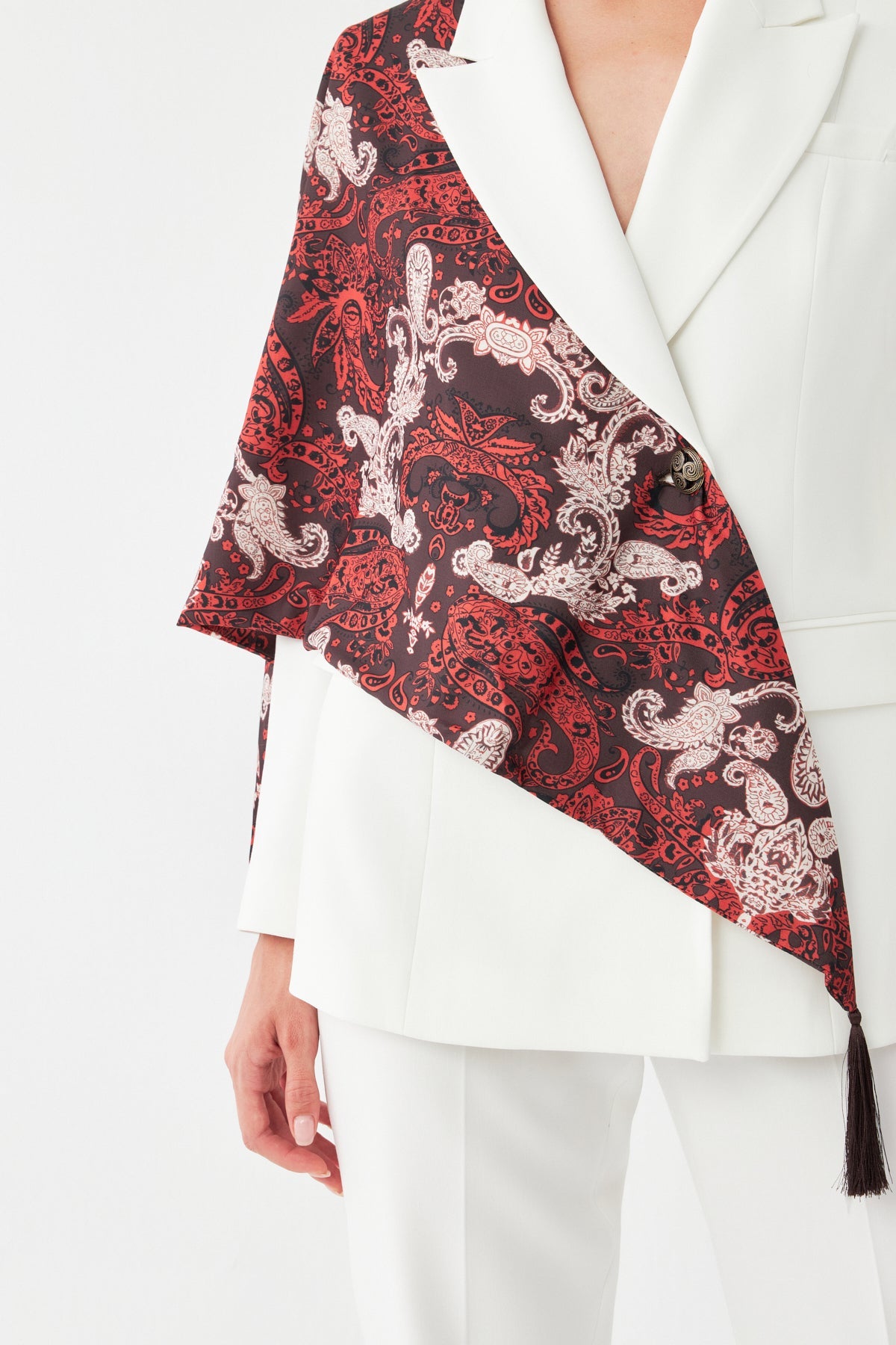 Desen Detaylı Pantolon Ceket