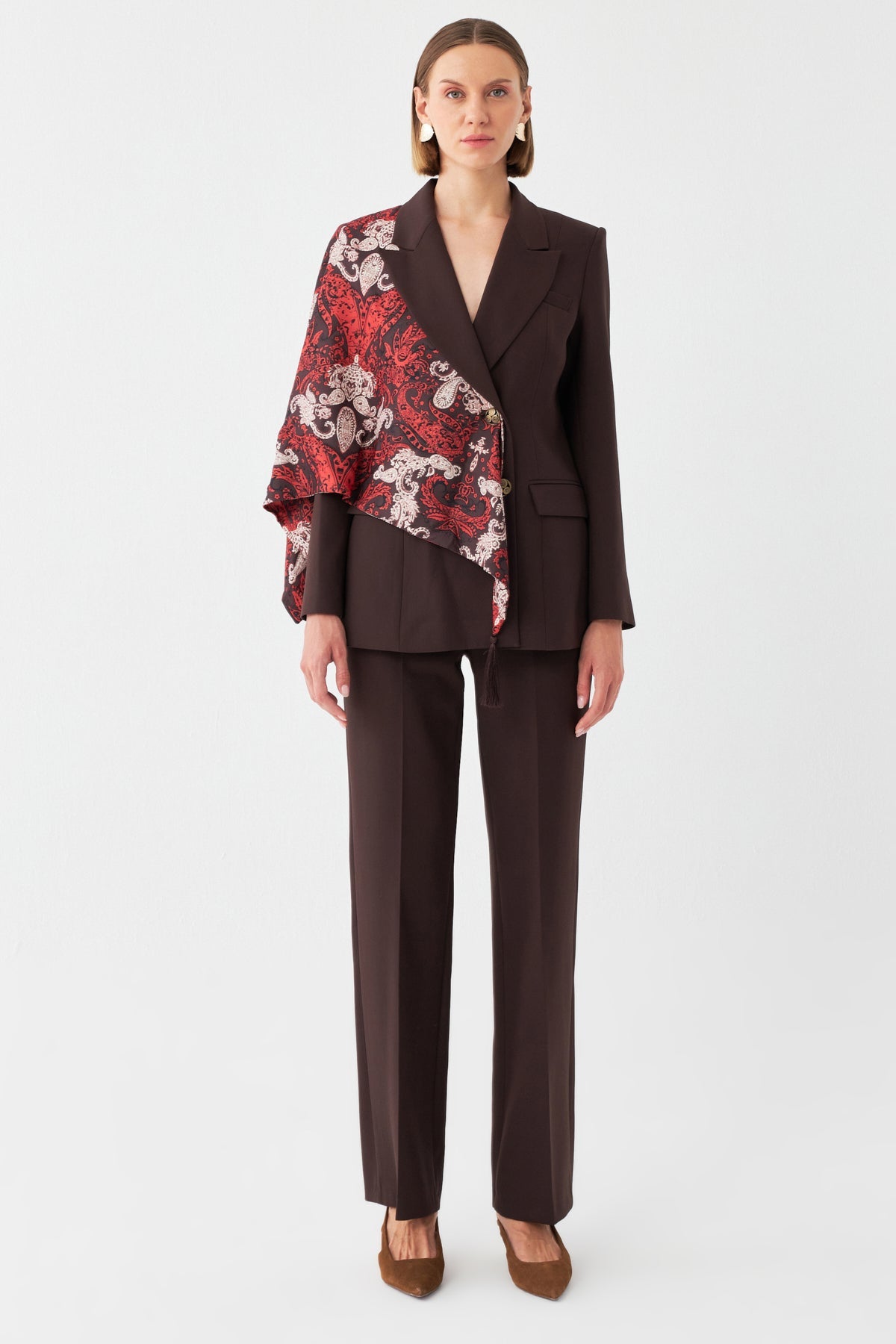 Desen Detaylı Pantolon Takım