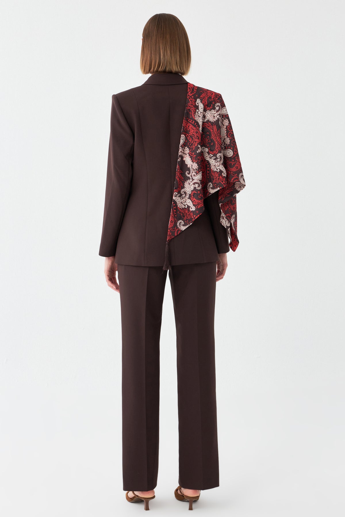 Desen Detaylı Pantolon Takım