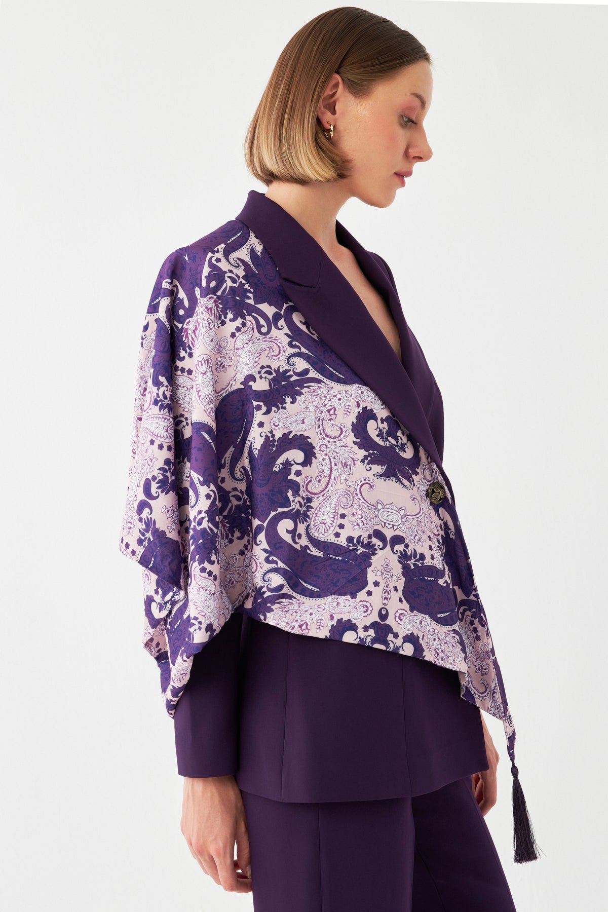 Desen Detaylı Pantolon Takım