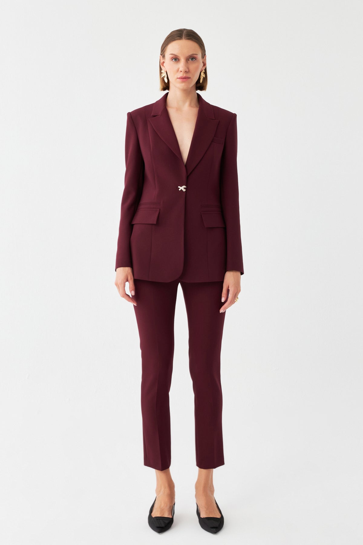 Tek Düğmeli Blazer Takım