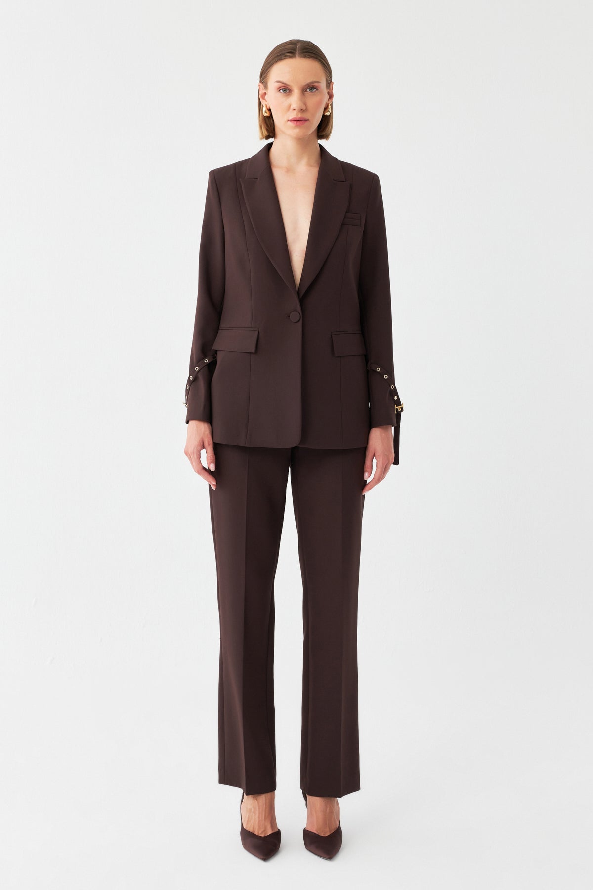 Tek Düğmeli Blazer Takım