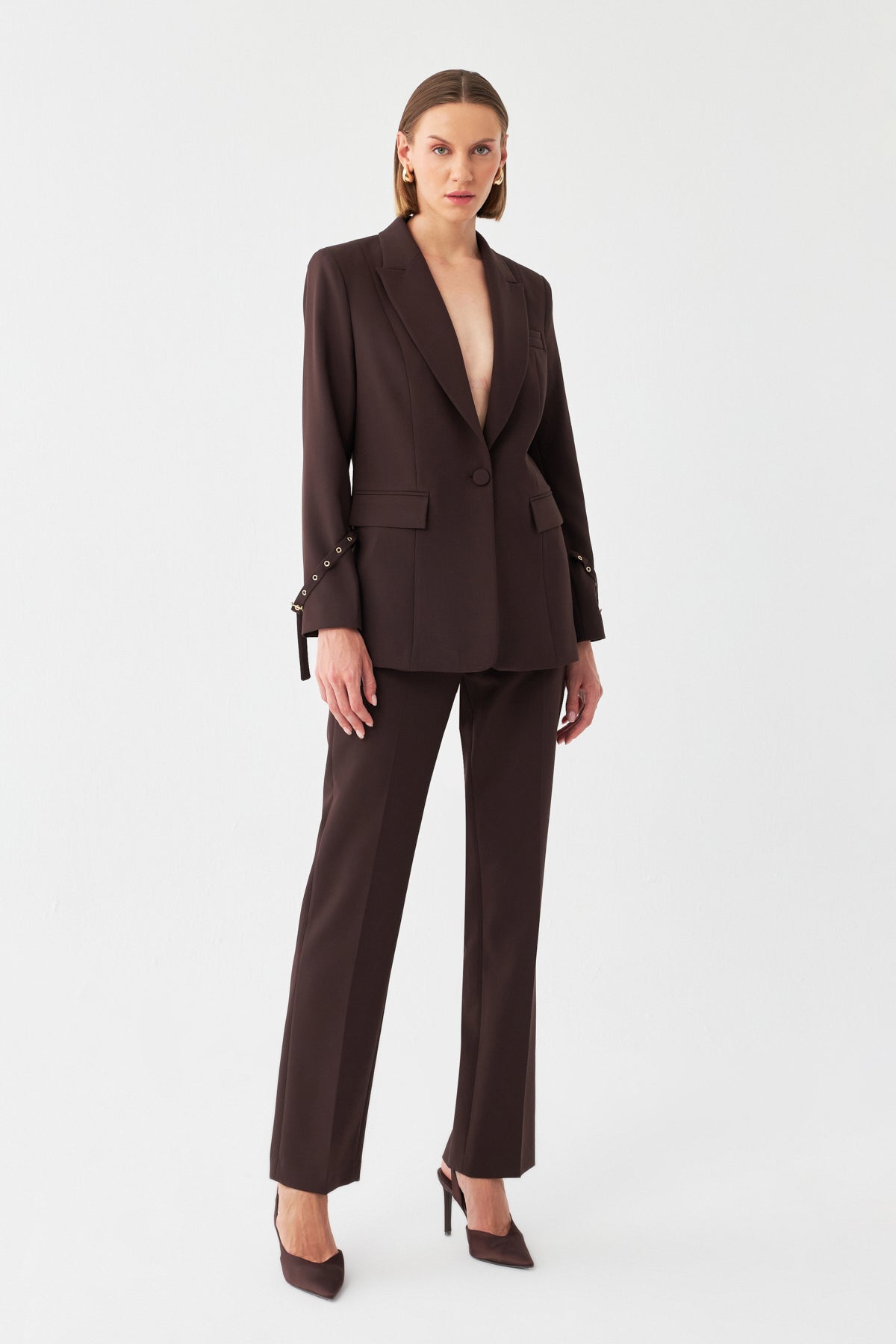 Tek Düğmeli Blazer Takım