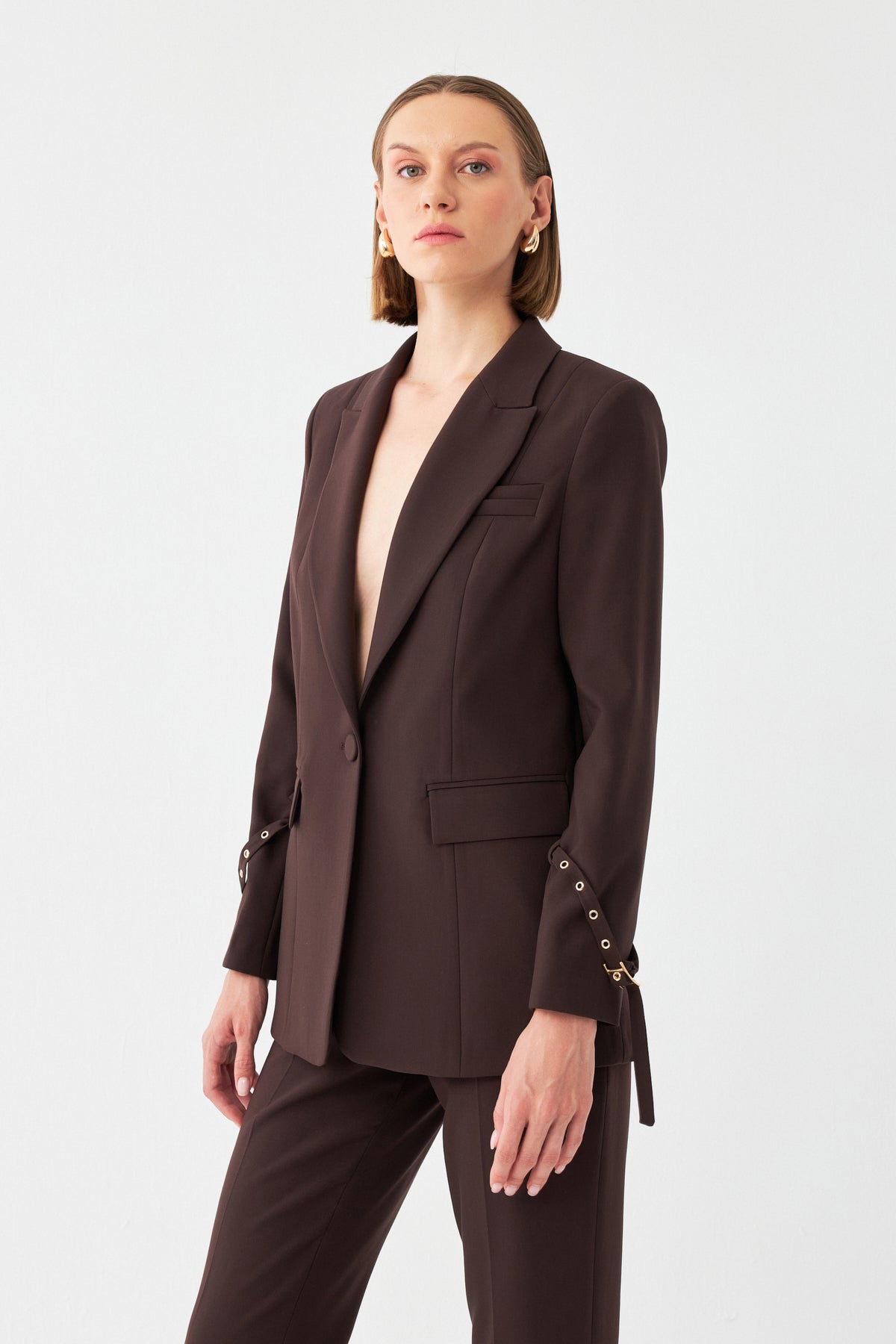 Tek Düğmeli Blazer Takım