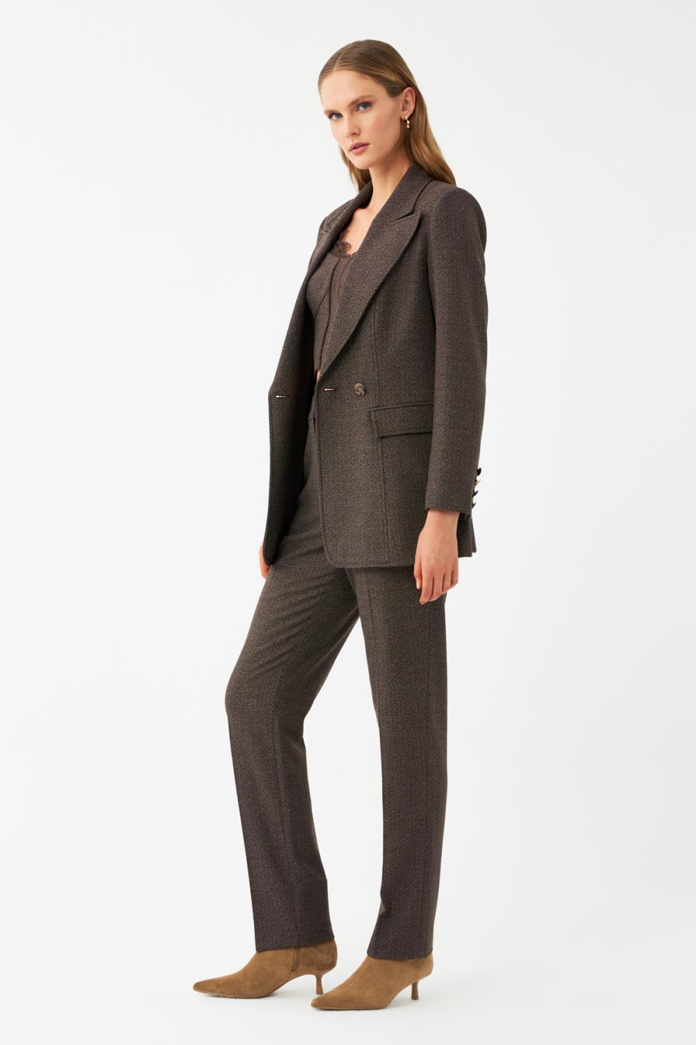 Düz Kesim Blazer Ceket