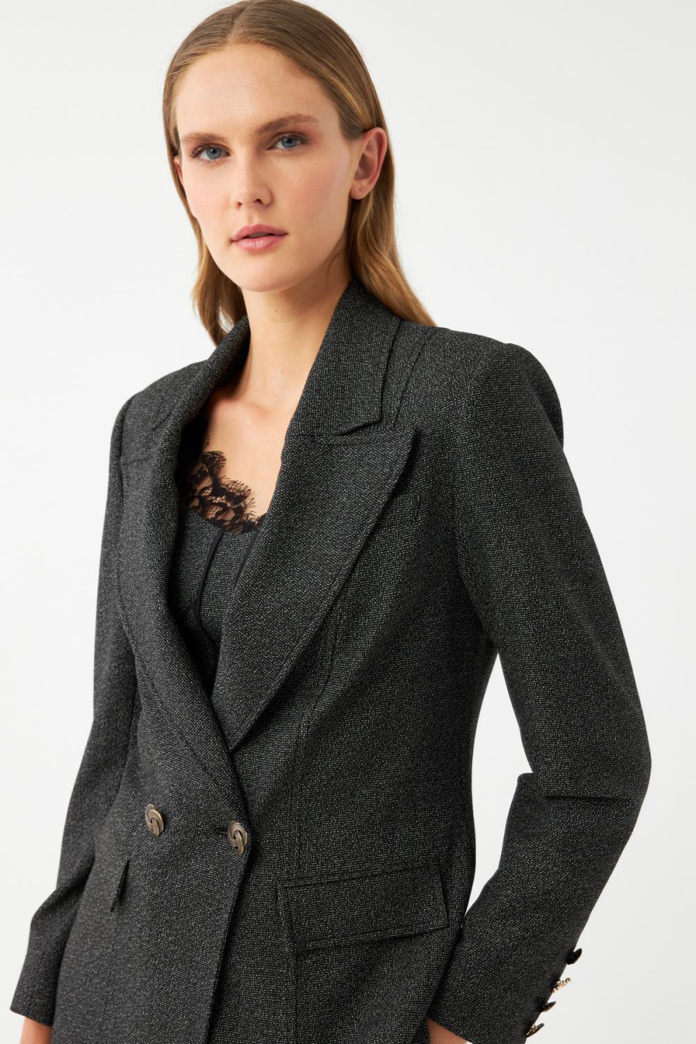 Düz Kesim Blazer Ceket