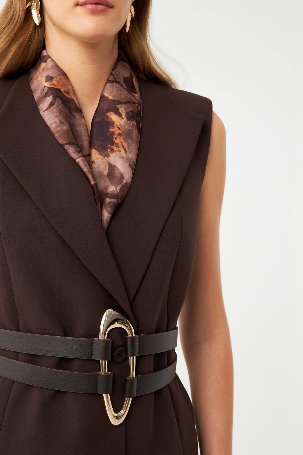 Yelek-Bol Paça Pantolon Takım