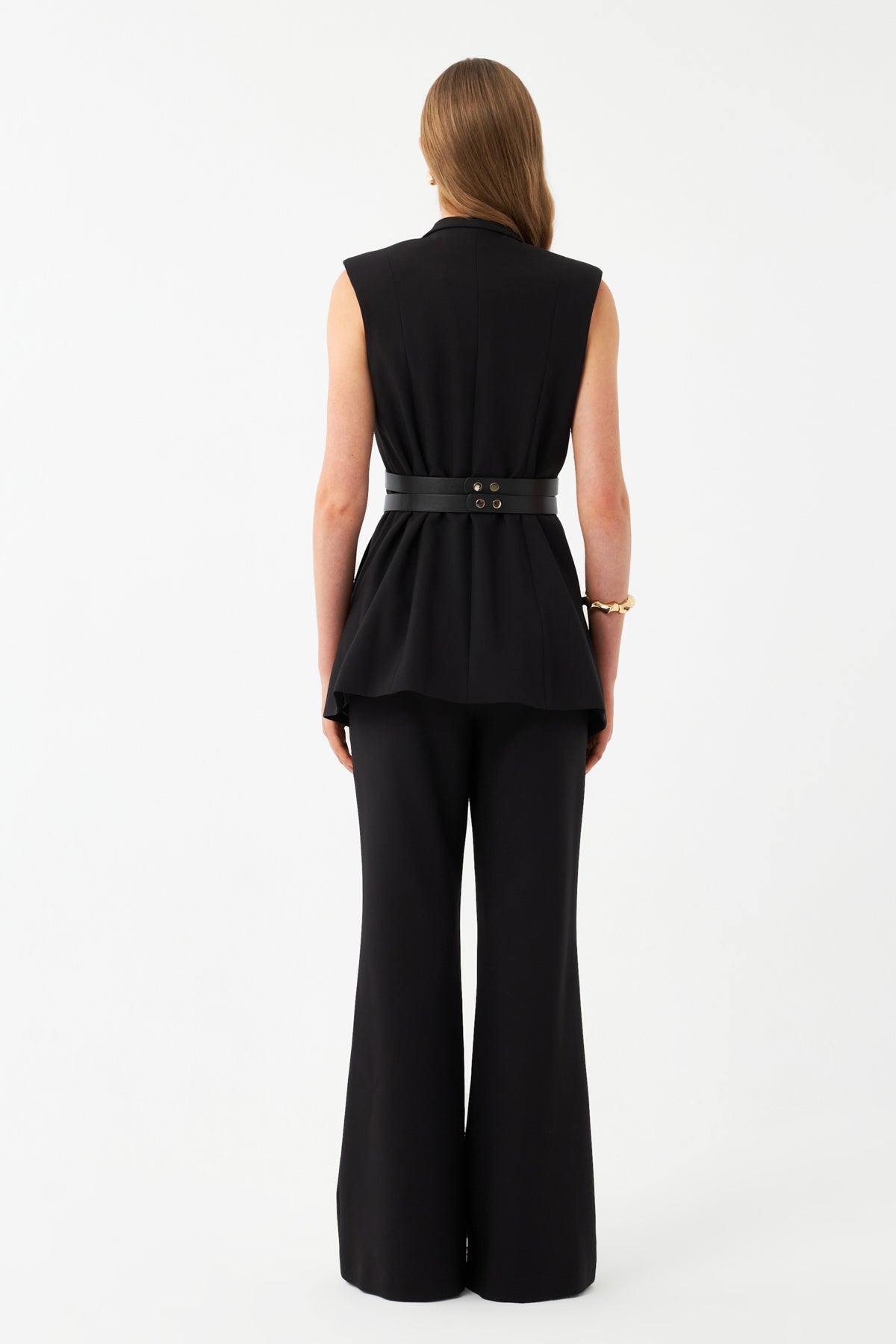 Yelek-Bol Paça Pantolon Takım