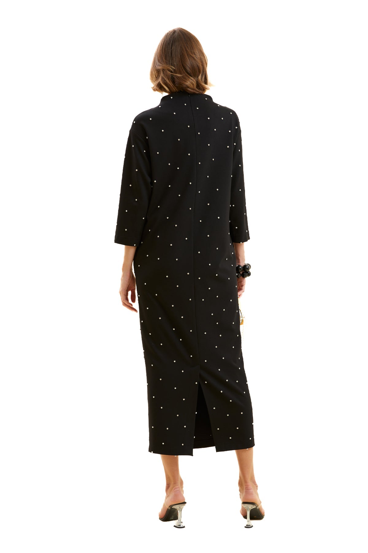 Taş İşlemeli Elbise