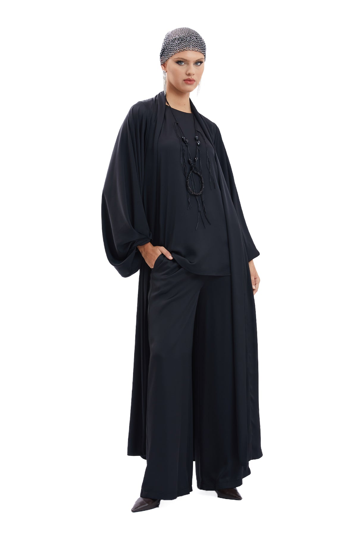 Kolye Detaylı 3 Parça Takım