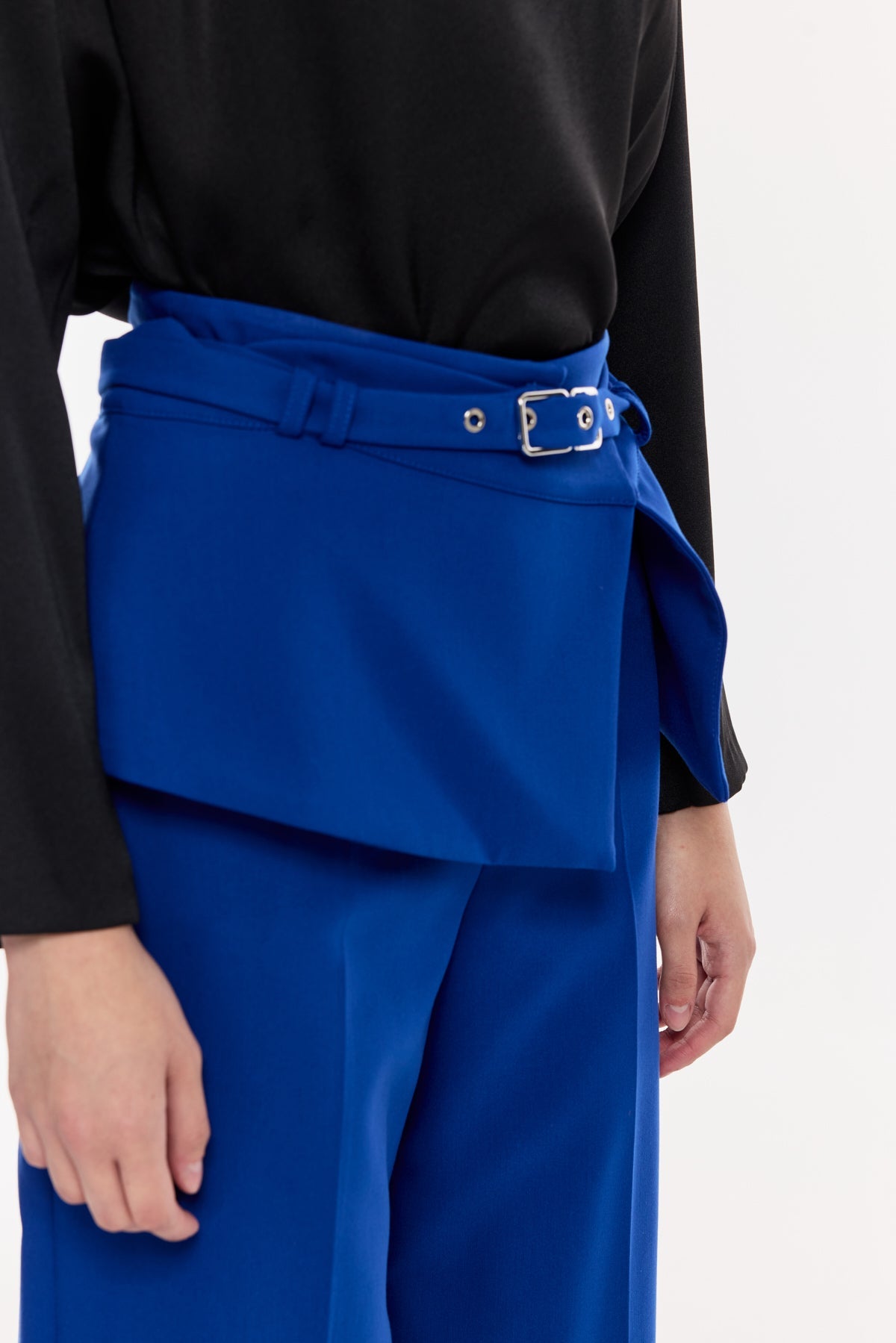 Aksesuar Detaylı Palazzo Pantolon