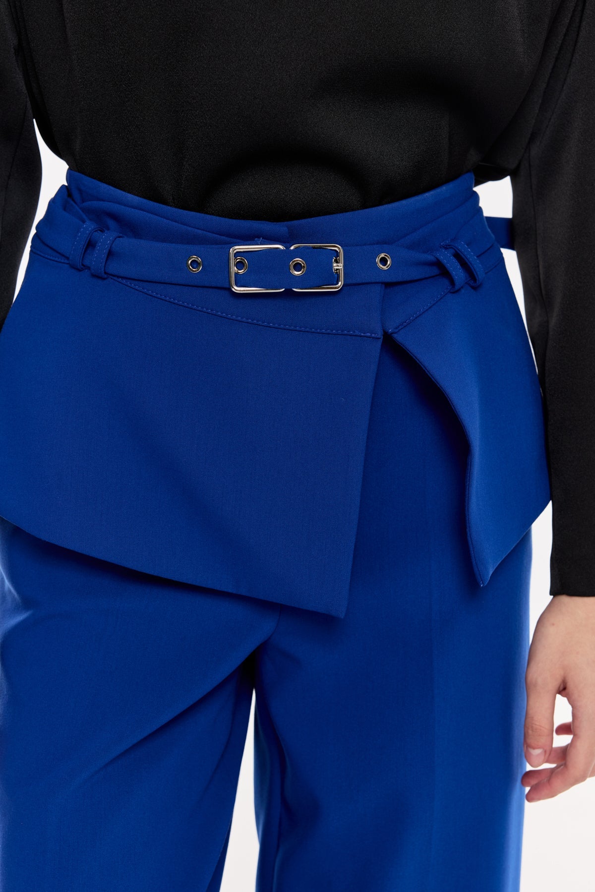 Aksesuar Detaylı Palazzo Pantolon