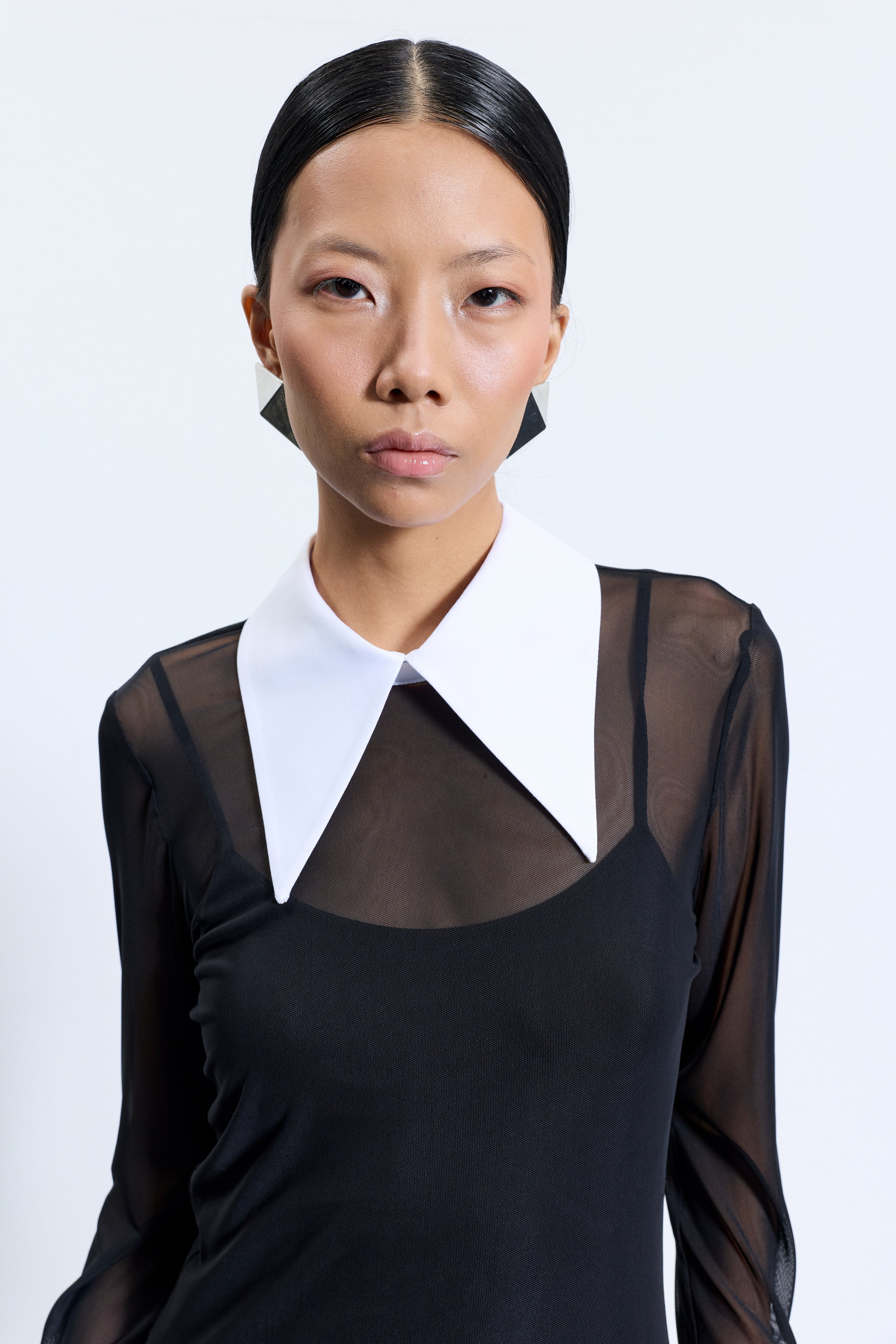 4720 Siyah Tül Elbise