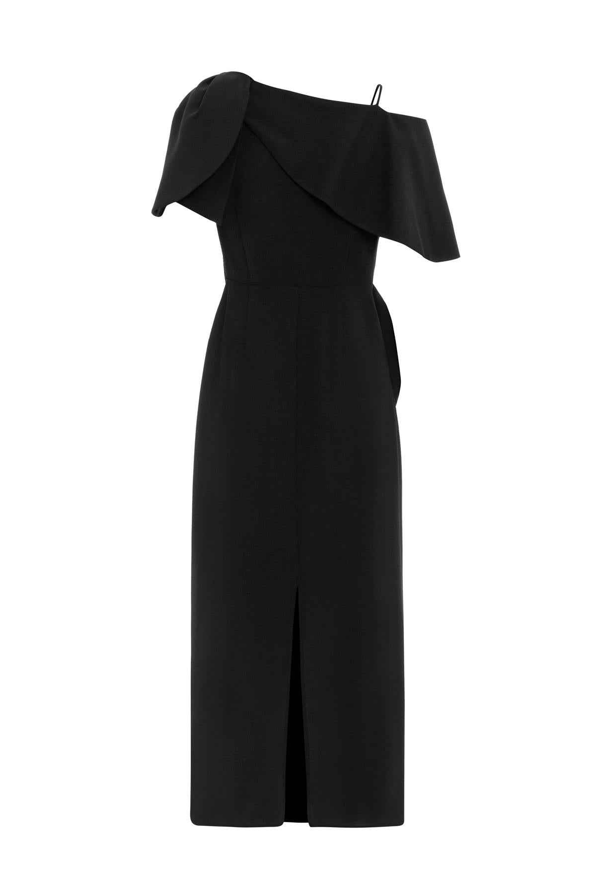 AÇIK OMUZ KUŞAKLI ELBİSE 26W40808