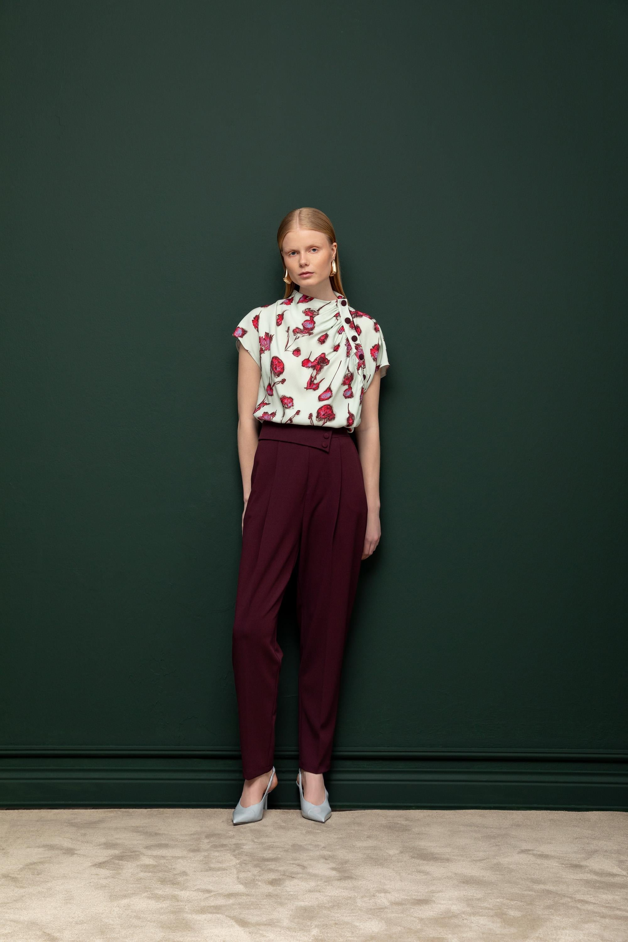 ÇAPRAZ BEL DETAYLI PANTOLON 26W20828