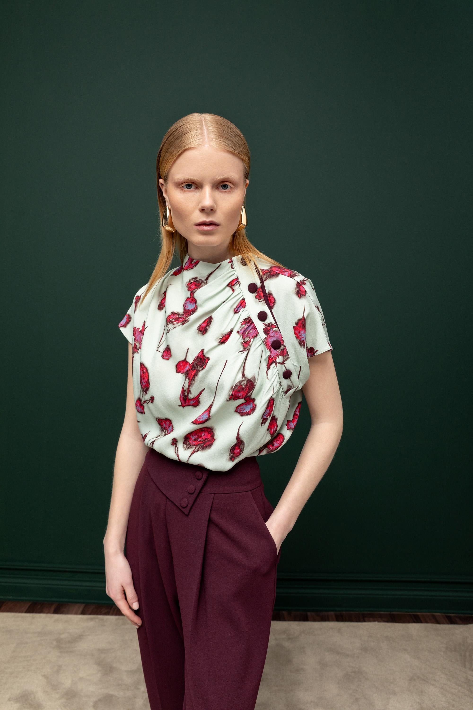 ÇAPRAZ BEL DETAYLI PANTOLON 26W20828