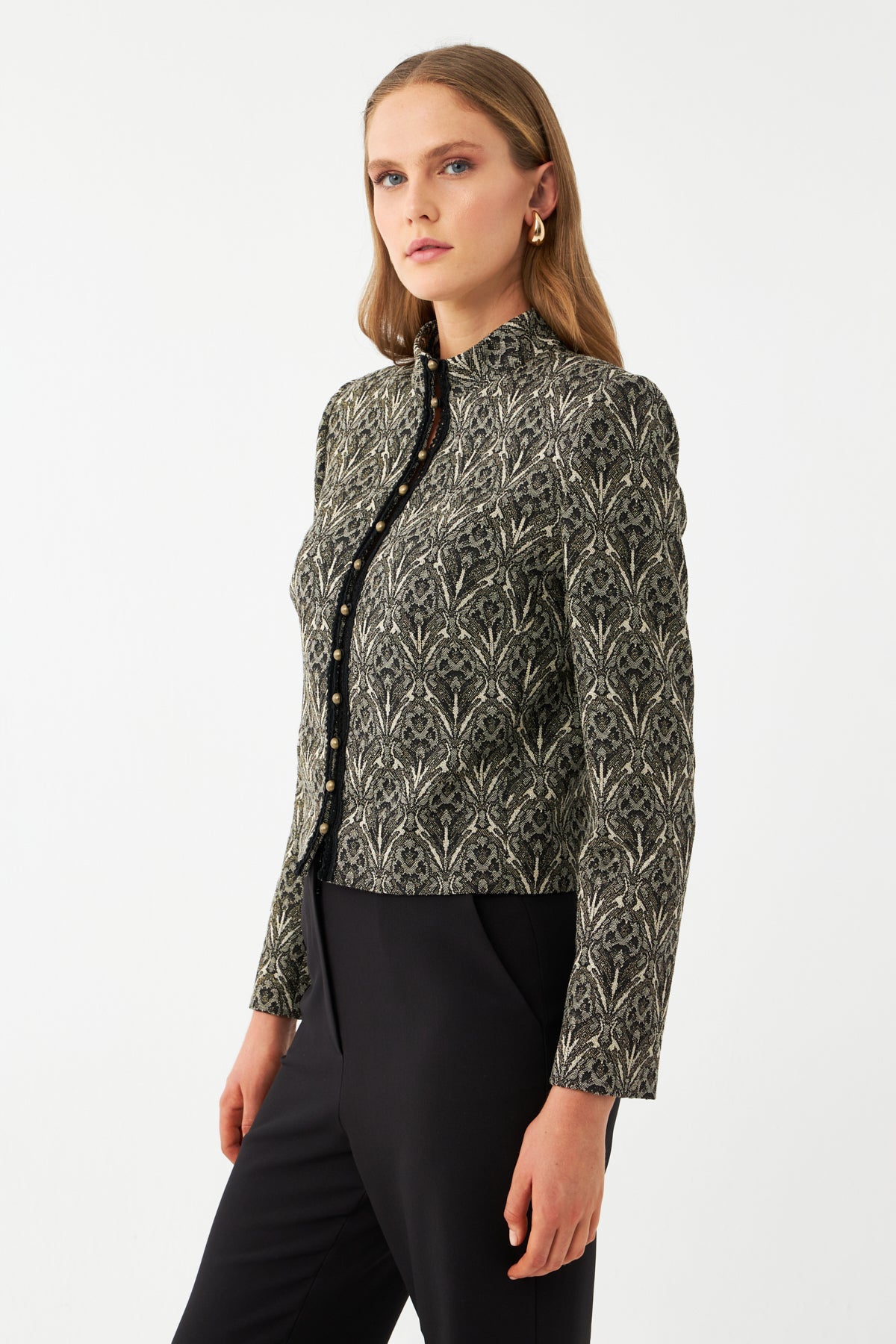 Düğmeli Blazer Ceket