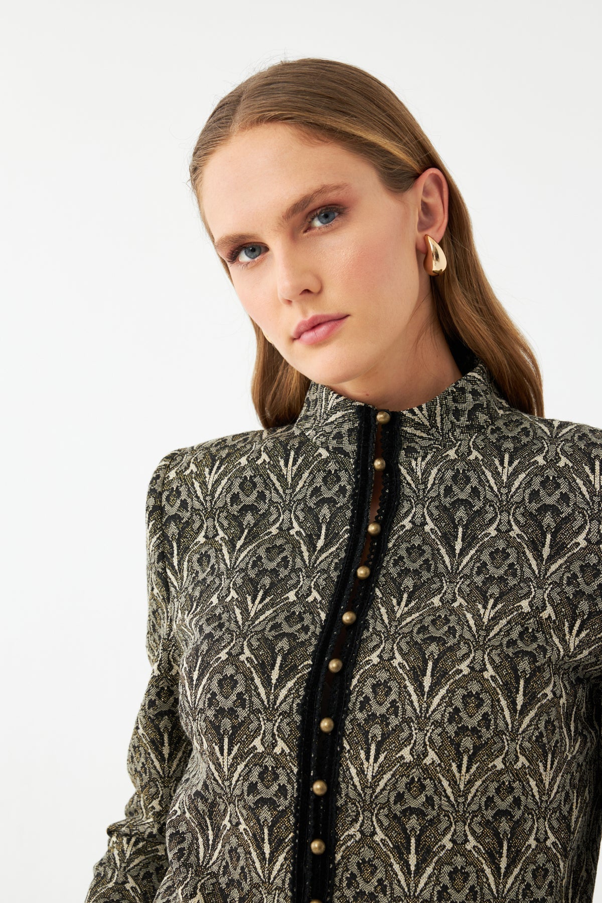 Düğmeli Blazer Ceket