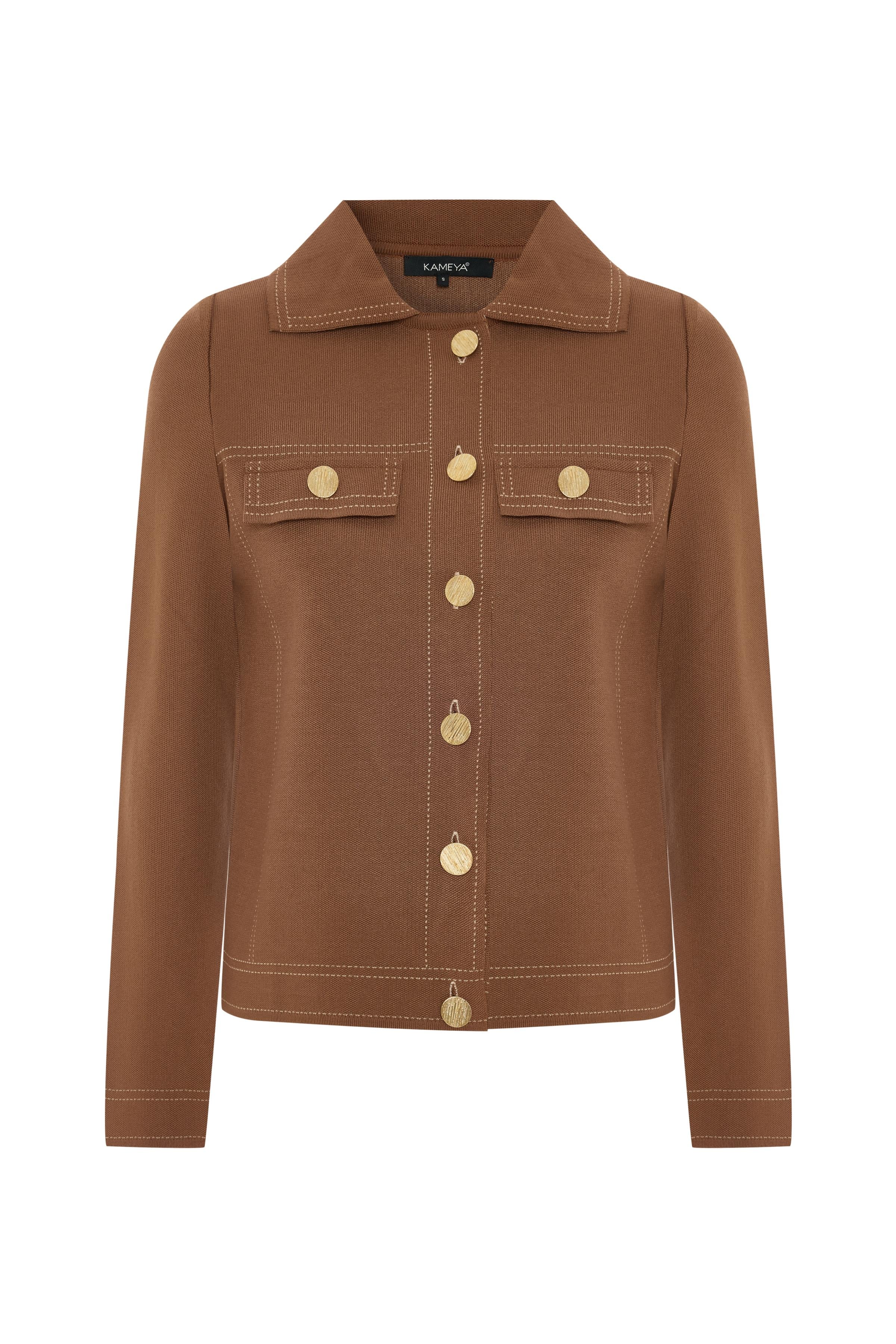 DÜĞMELİ TRİKO CEKET 26W50819